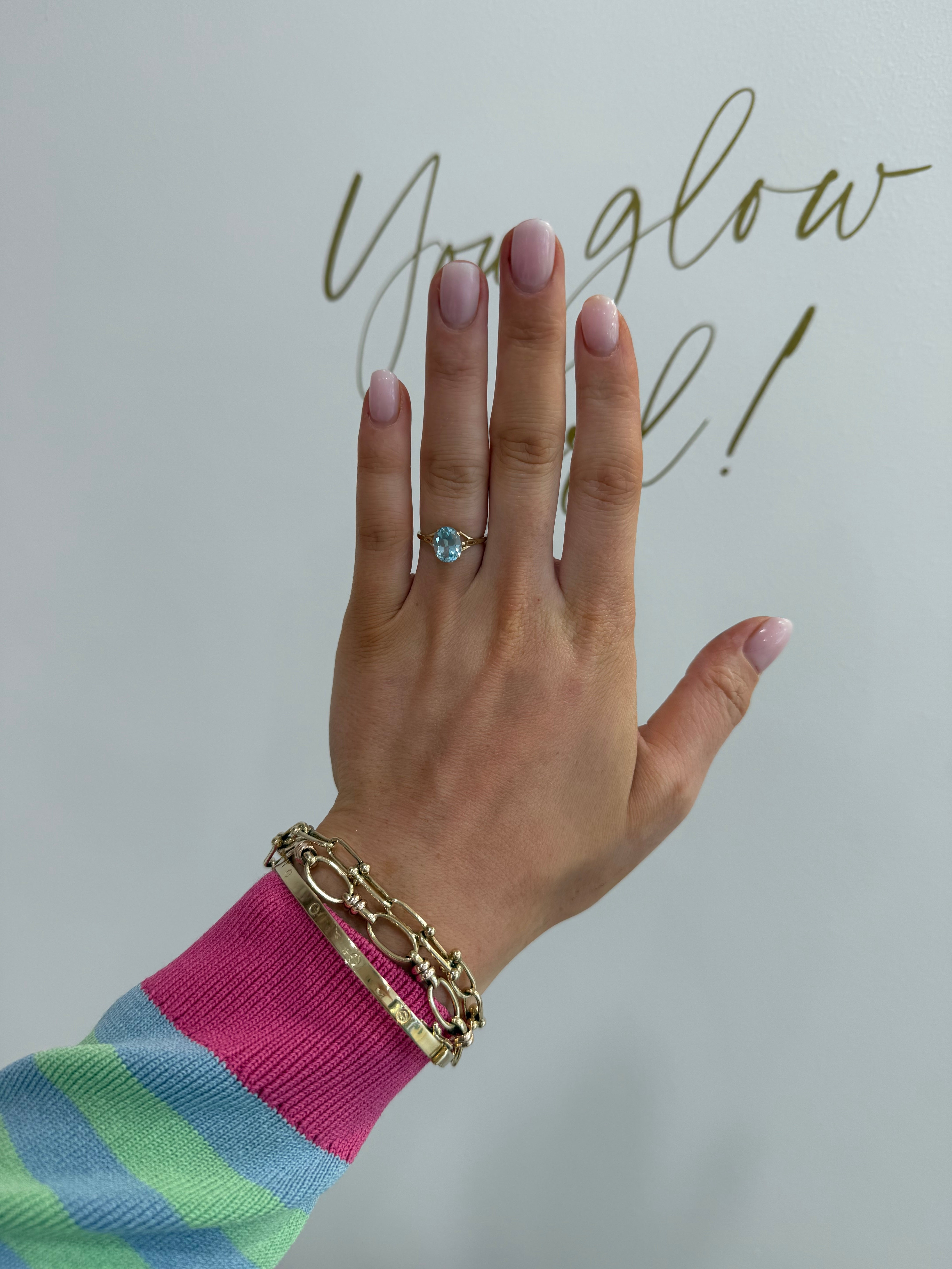 9ct Gold Topaz Ring