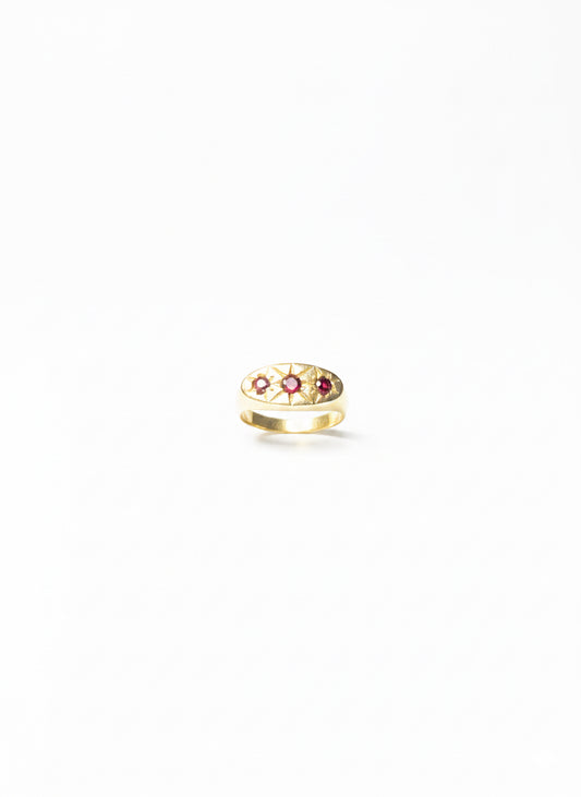 Garnet Gypsy Ring