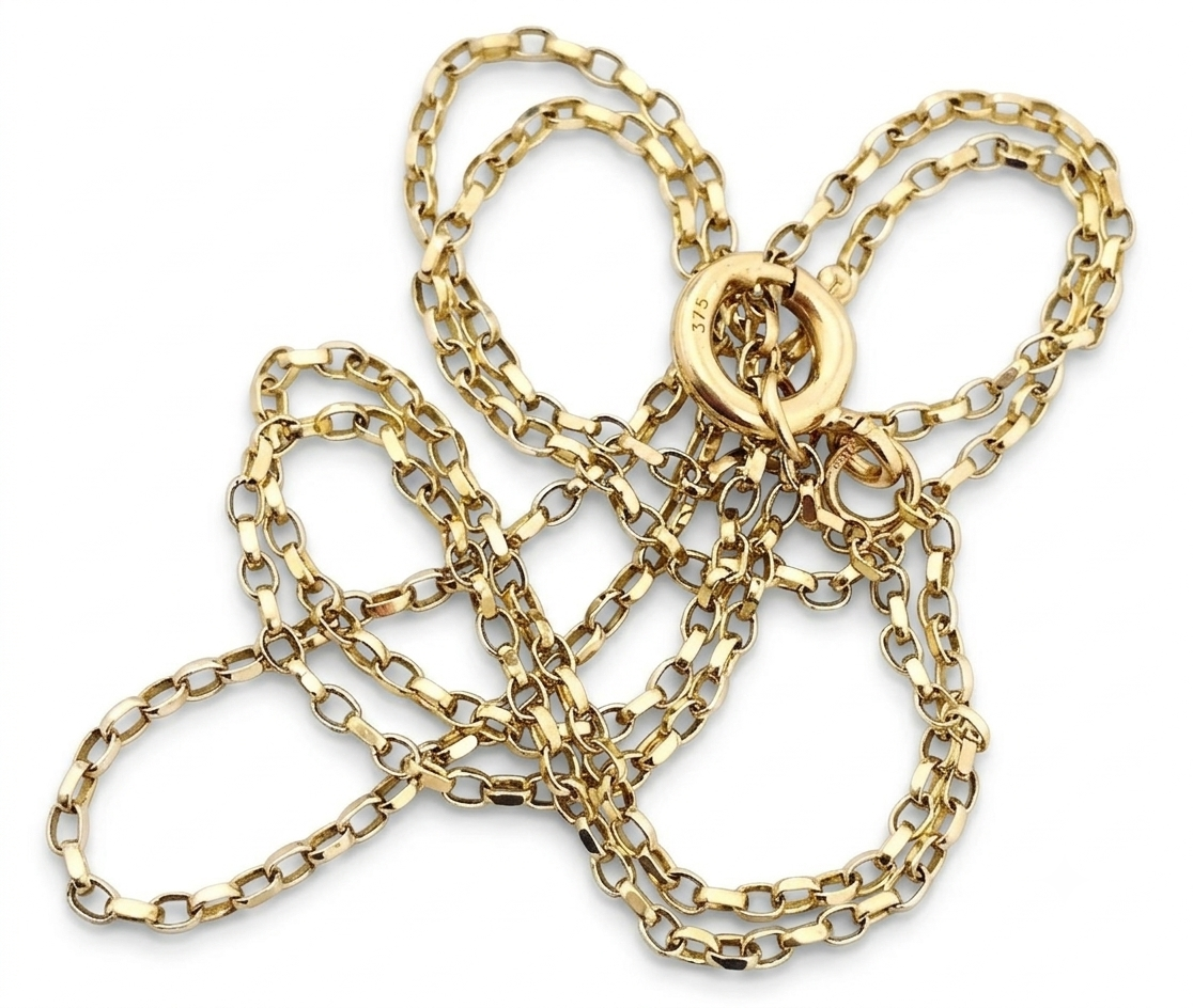 Facetted Belcher Link 20" Neck Chain