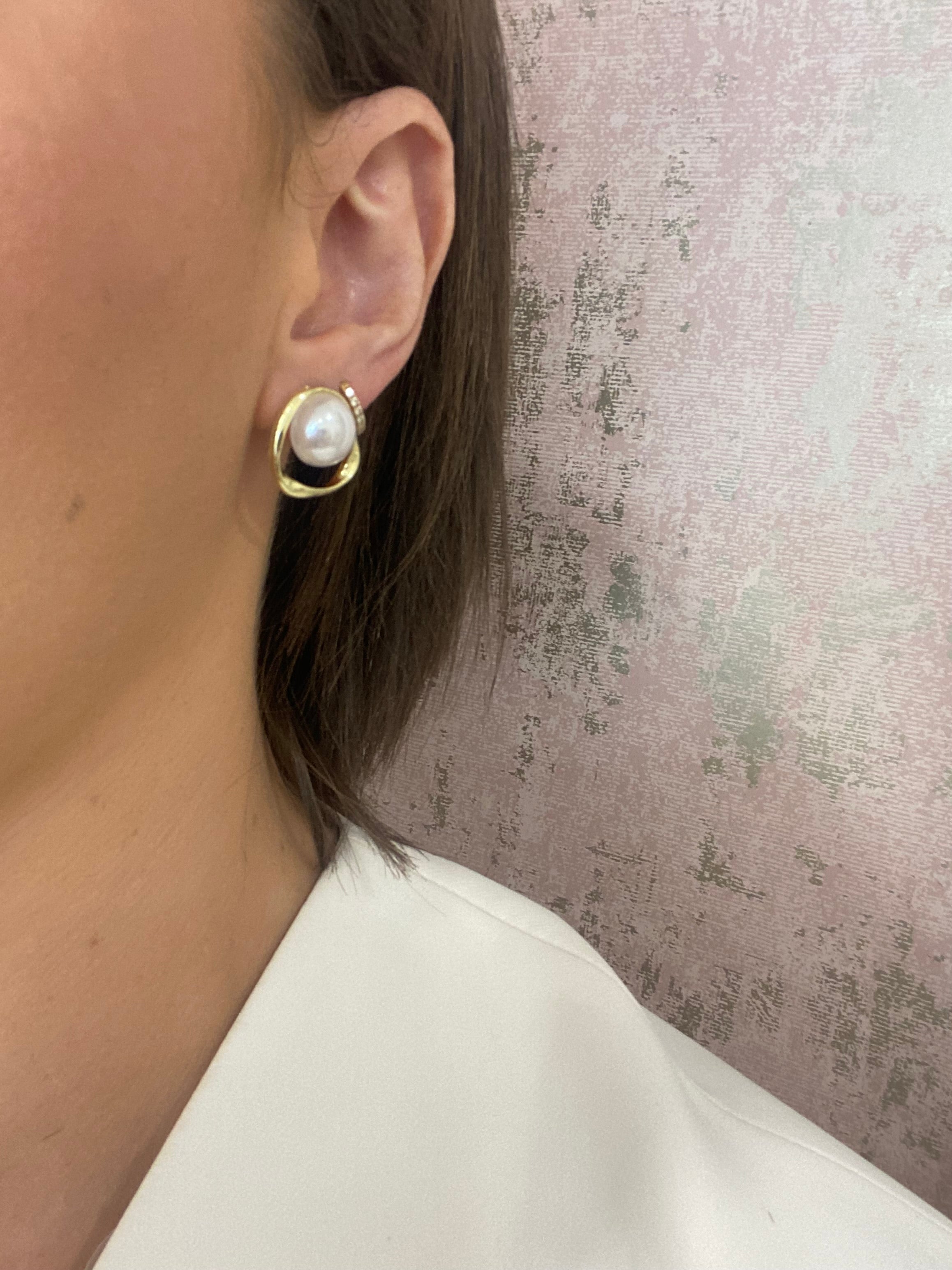 Madeline Gold Plated Pearl Drop Earrings