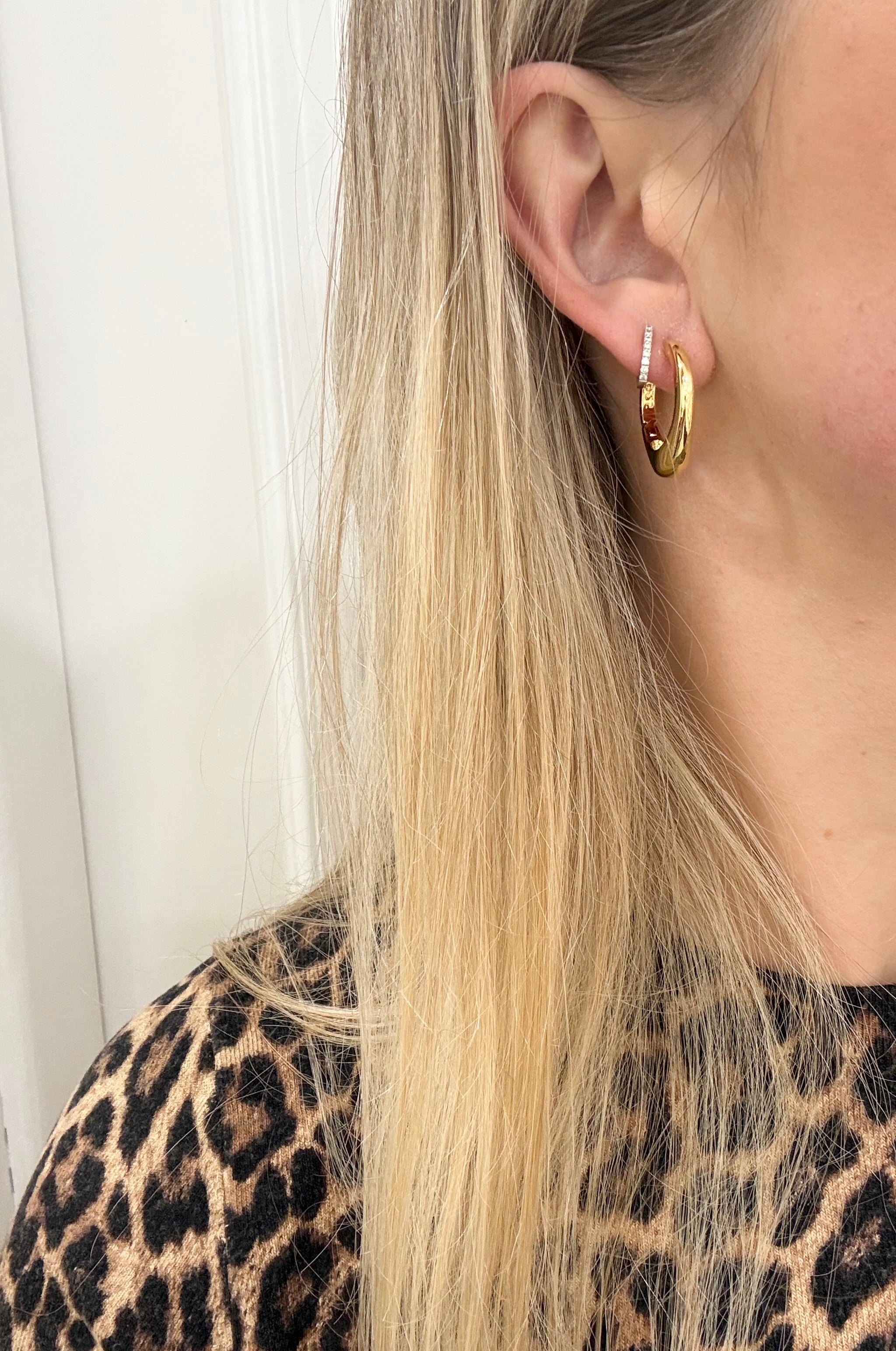 Maeve Gold Plated Hoops