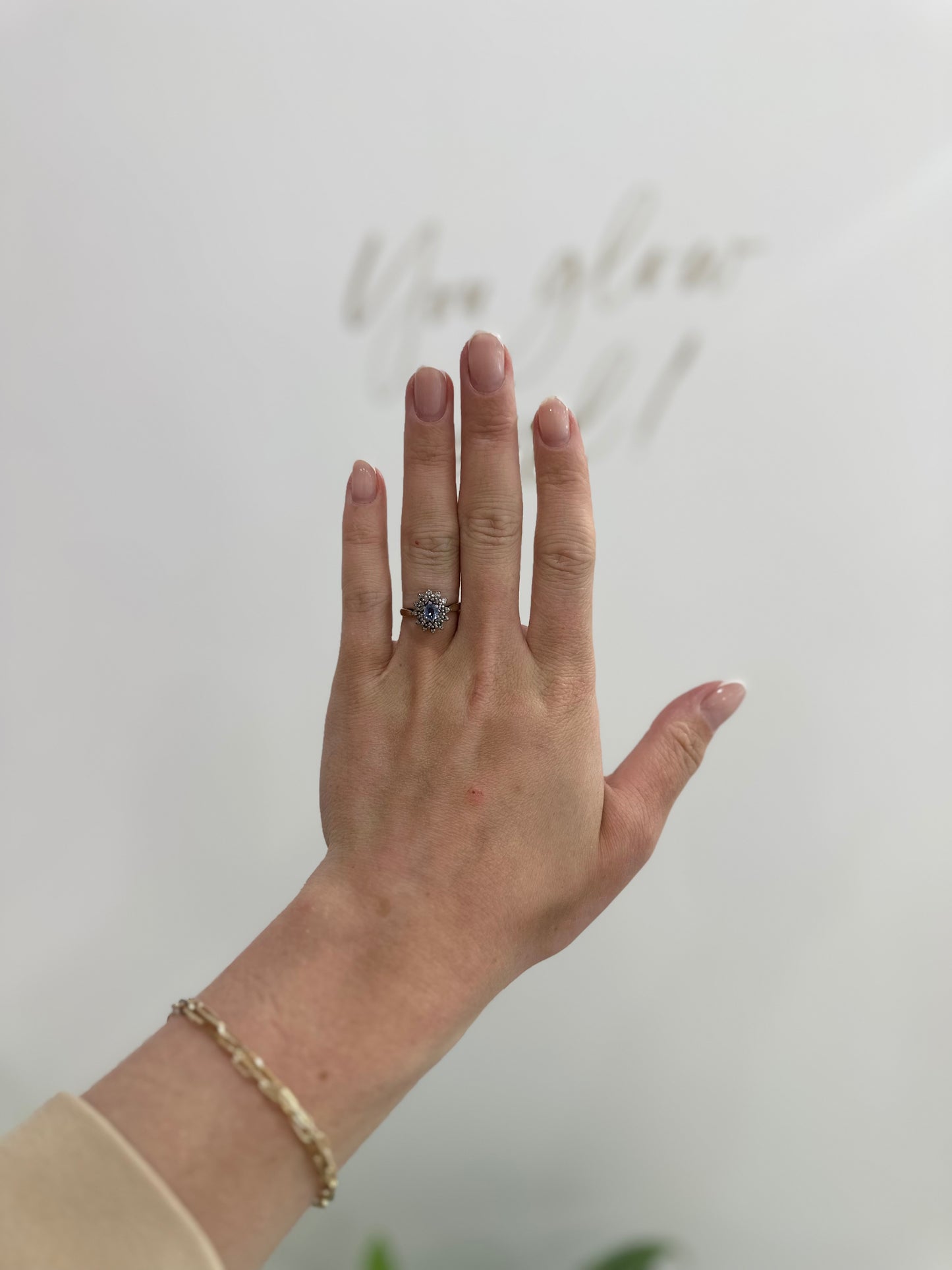 9ct Gold Sapphire & Diamond Ring