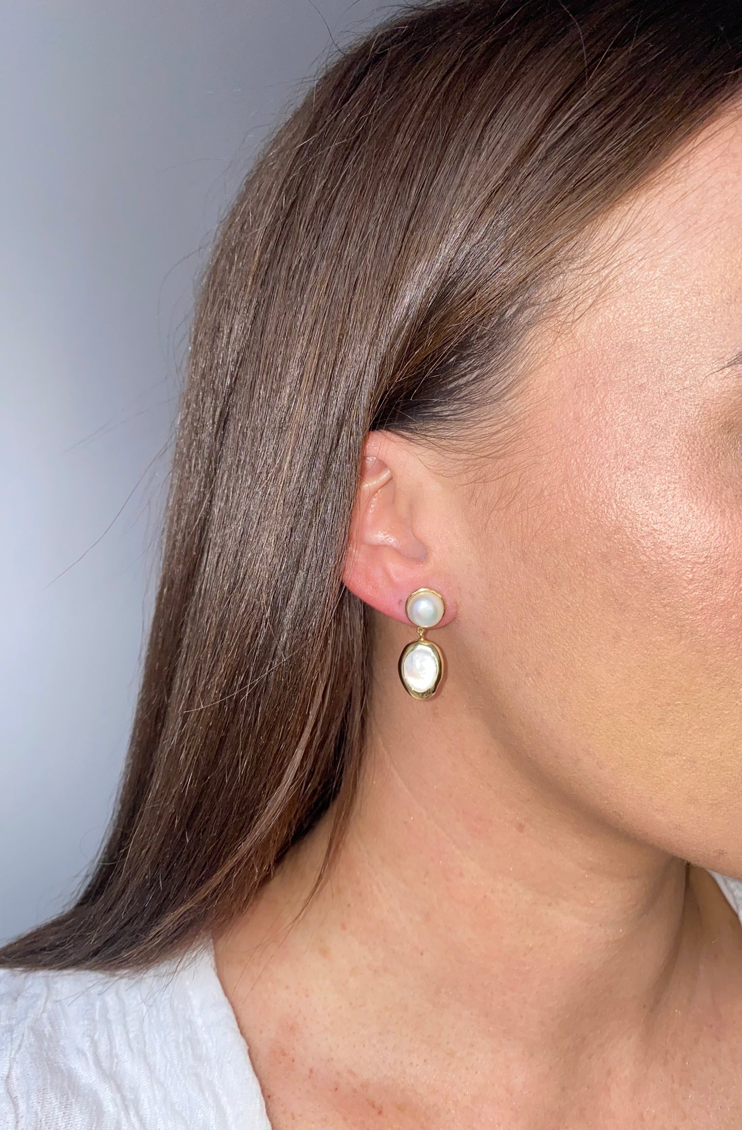 Carmelo Gold Earrings