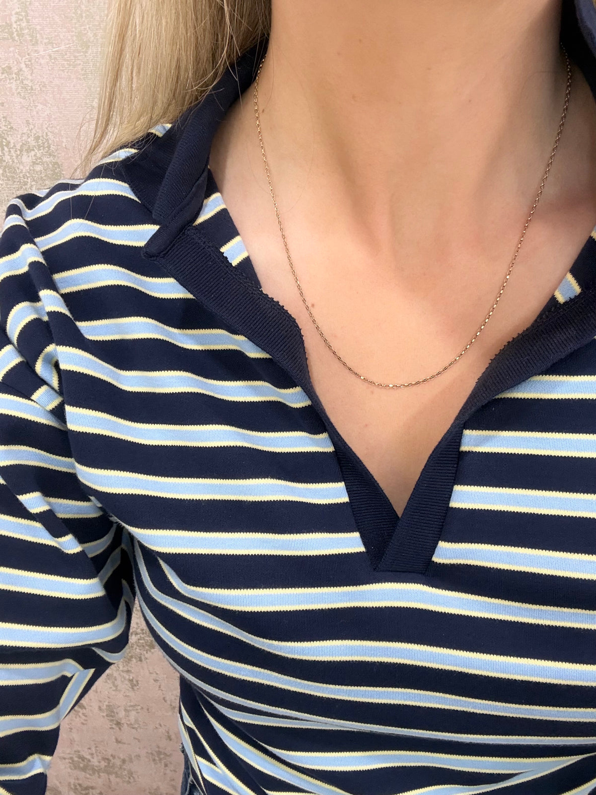 Facetted Belcher Link 20" Neck Chain