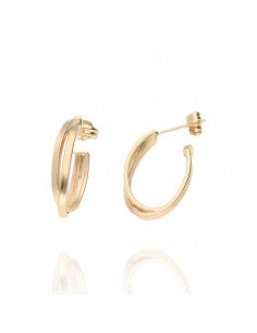 Olga 9ct Gold Large Hoops