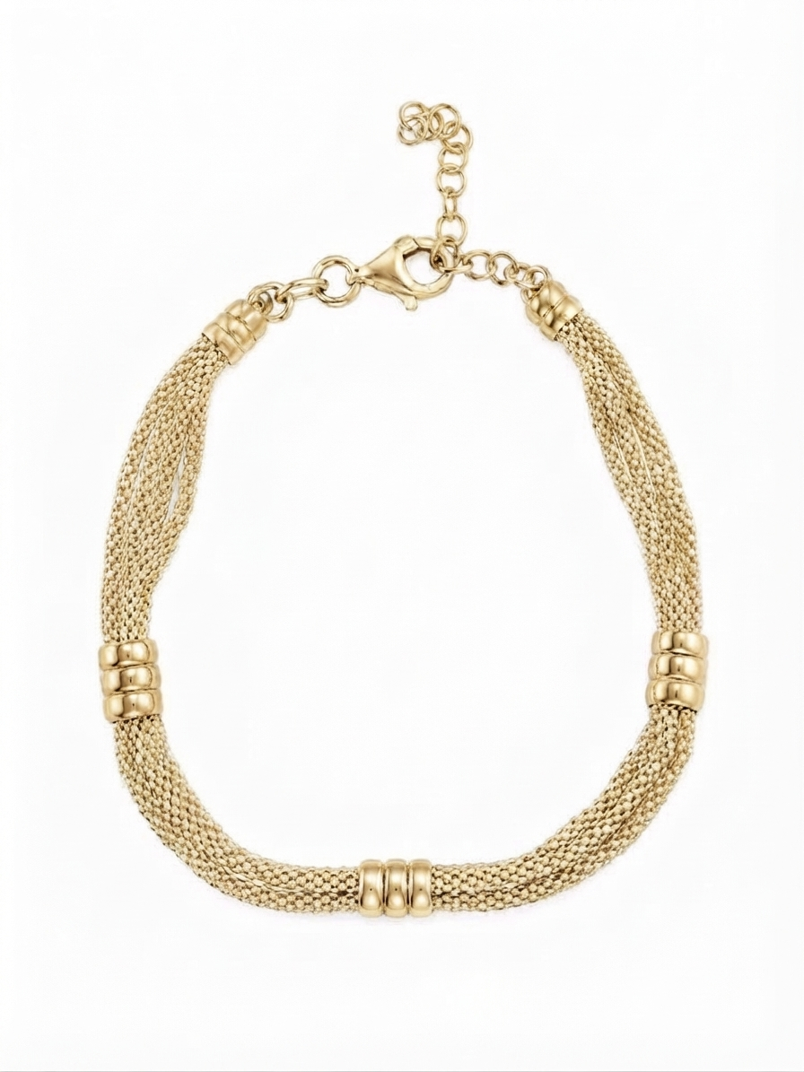 Mimi Gold Plated Layered Bracelet