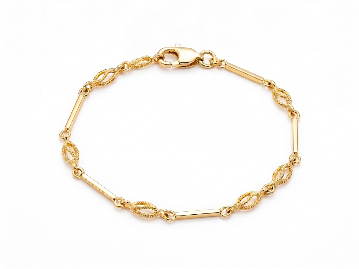 9ct Gold Fancy Link Bracelet
