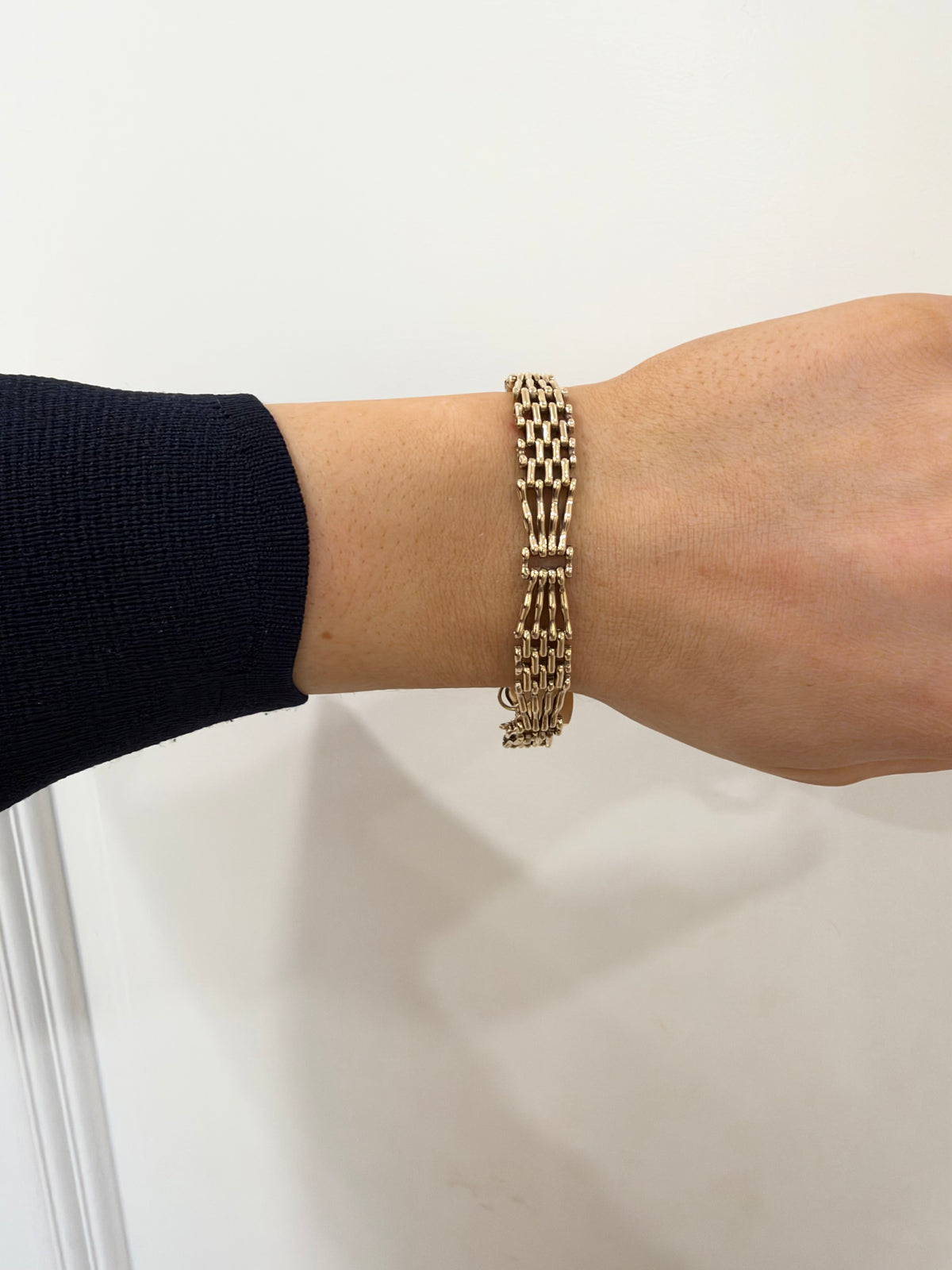 9ct Gold Gate Bracelet
