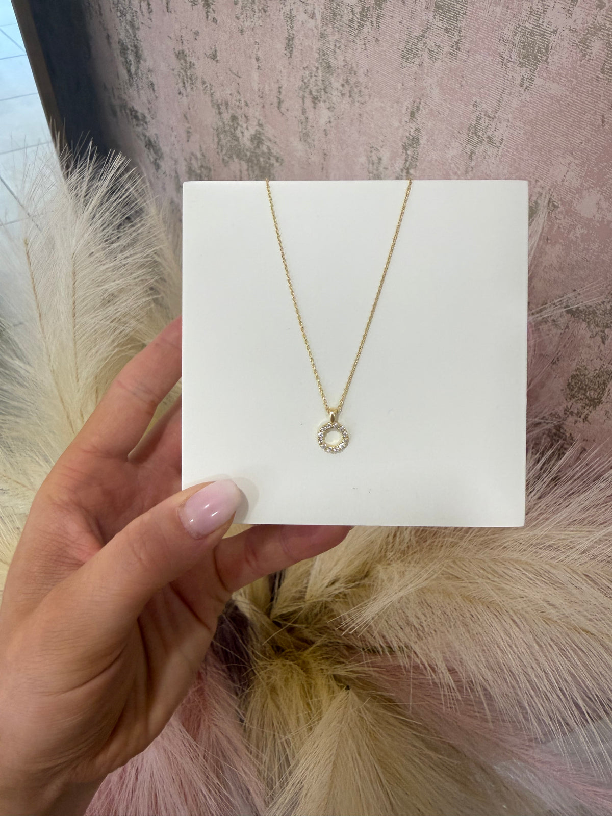 Sophia Gold Plated Cubic Zirconia Necklace