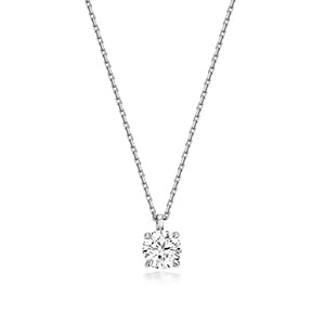 9ct White Gold 0.50ct Lab Diamond Necklace