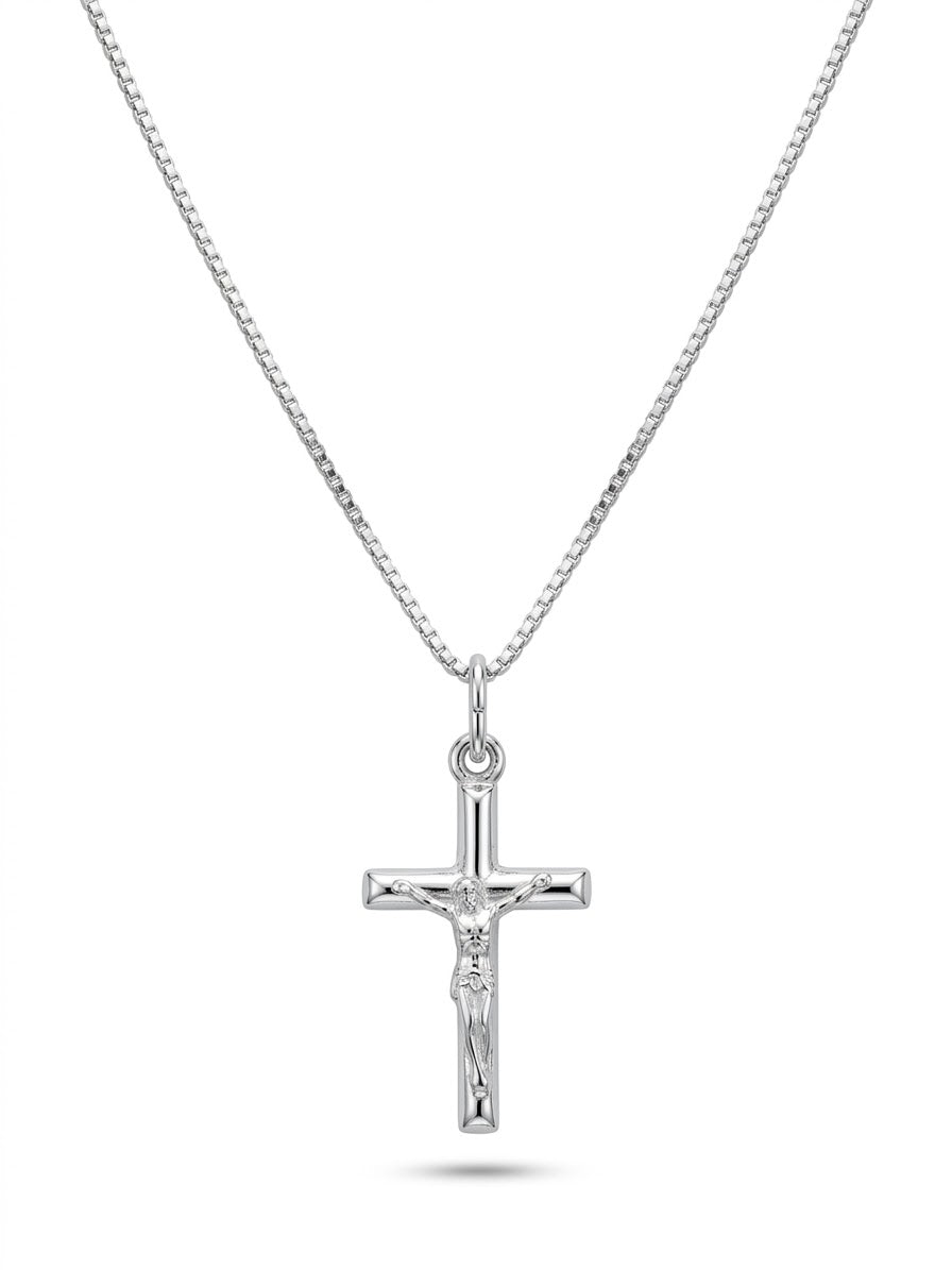 Sterling Silver Crucifix Necklace