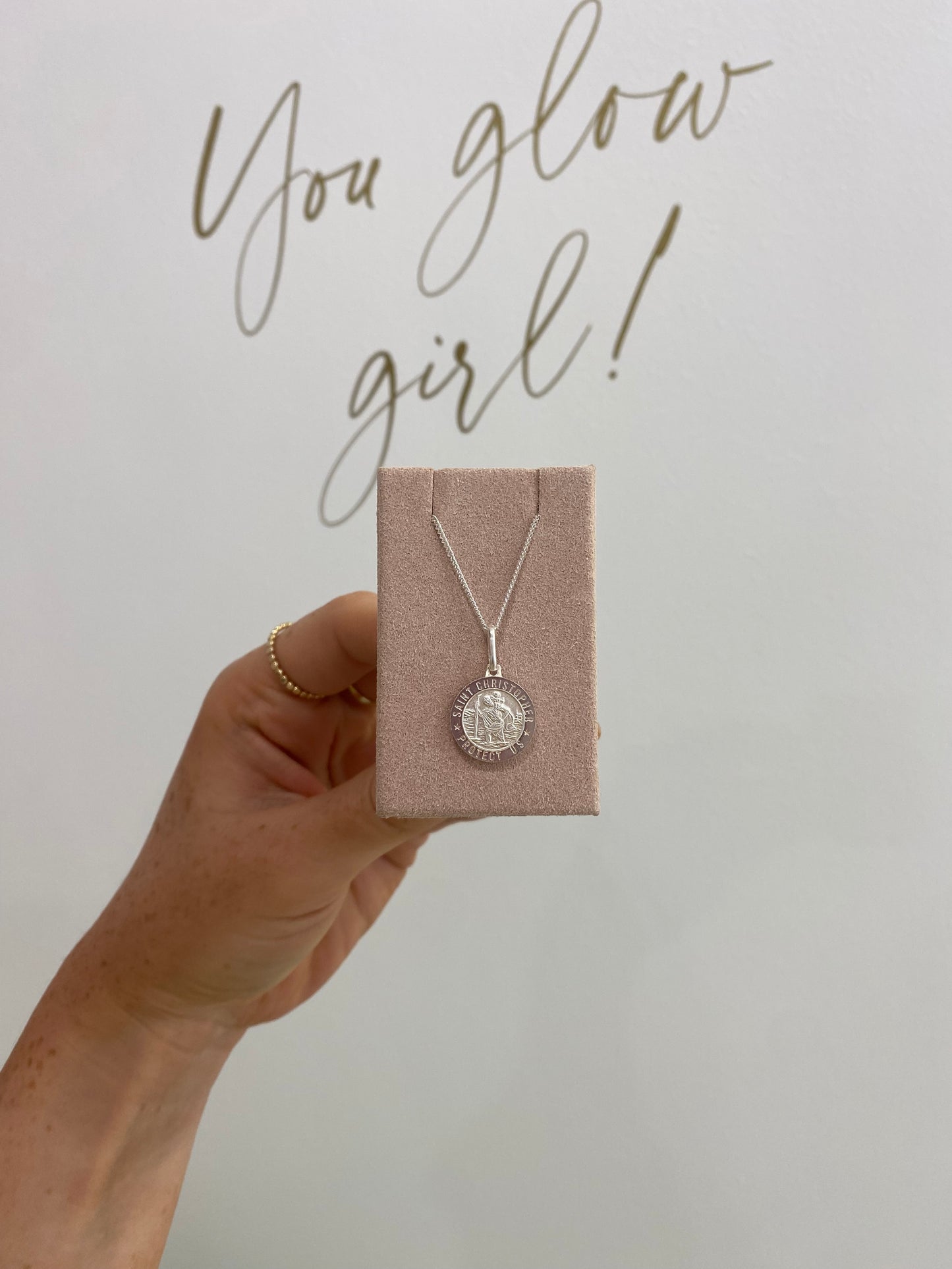 Sterling Silver St Christopher Medal