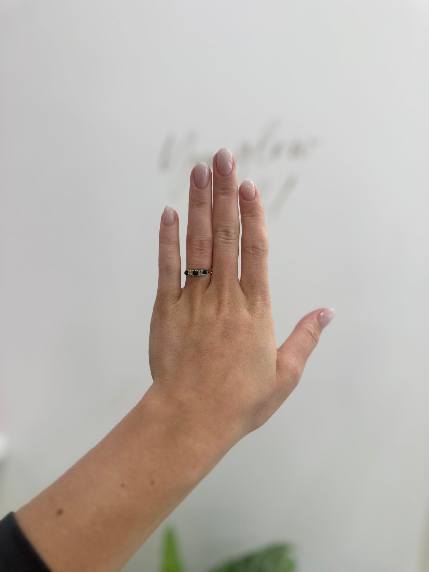 9ct Gold Sapphire & Diamond Ring