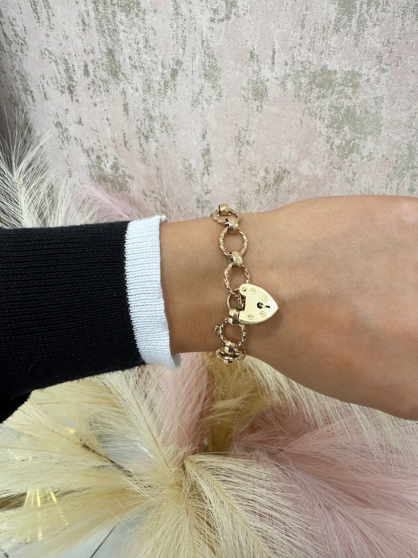 9ct Gold Vintage Link Bracelet