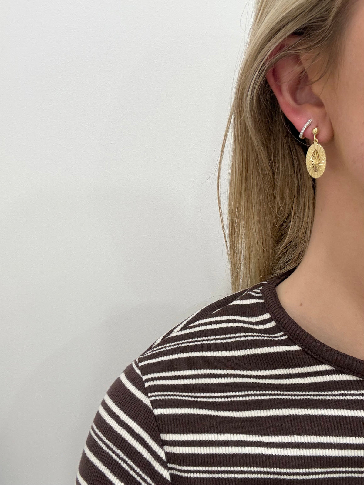Jenny Gold Plated Drop Earrings