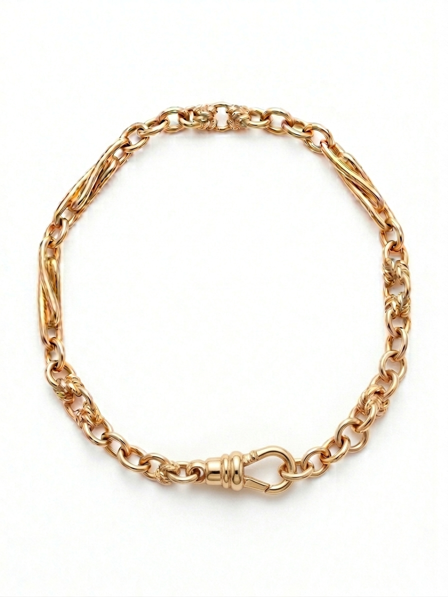 9ct Gold Textured Bracelet