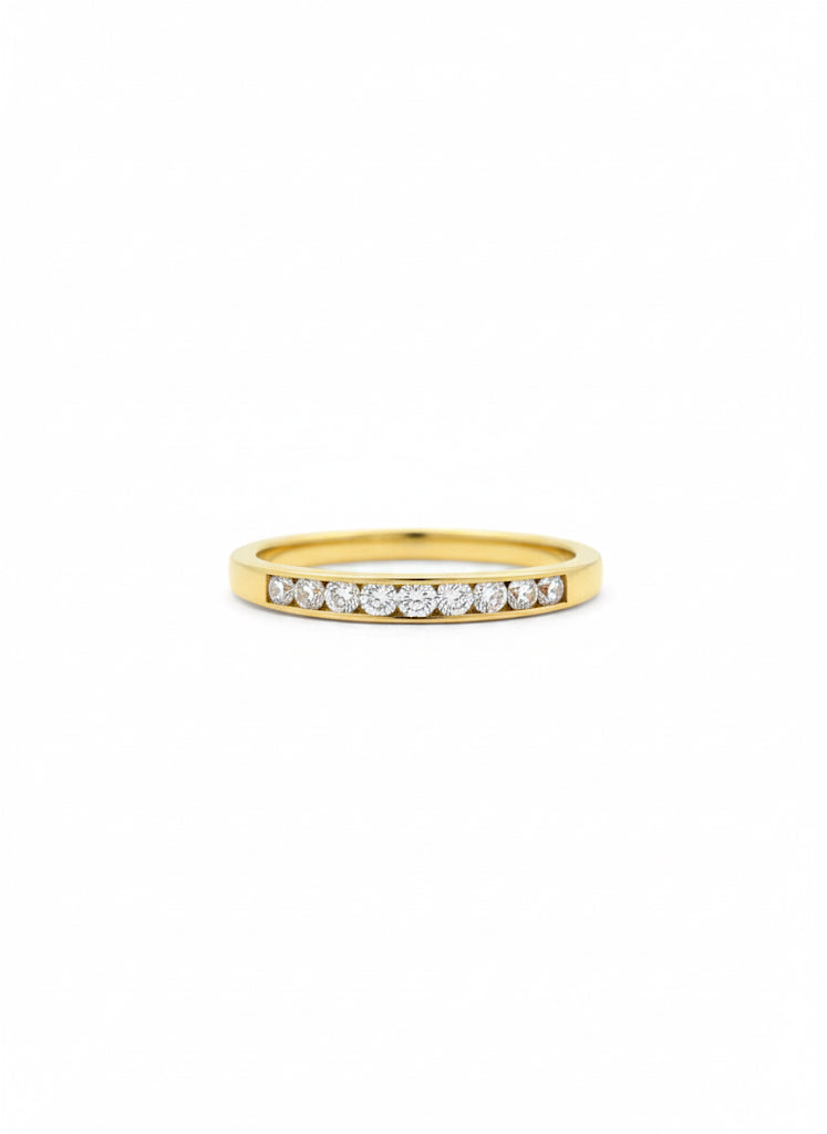18ct Gold Diamond Band