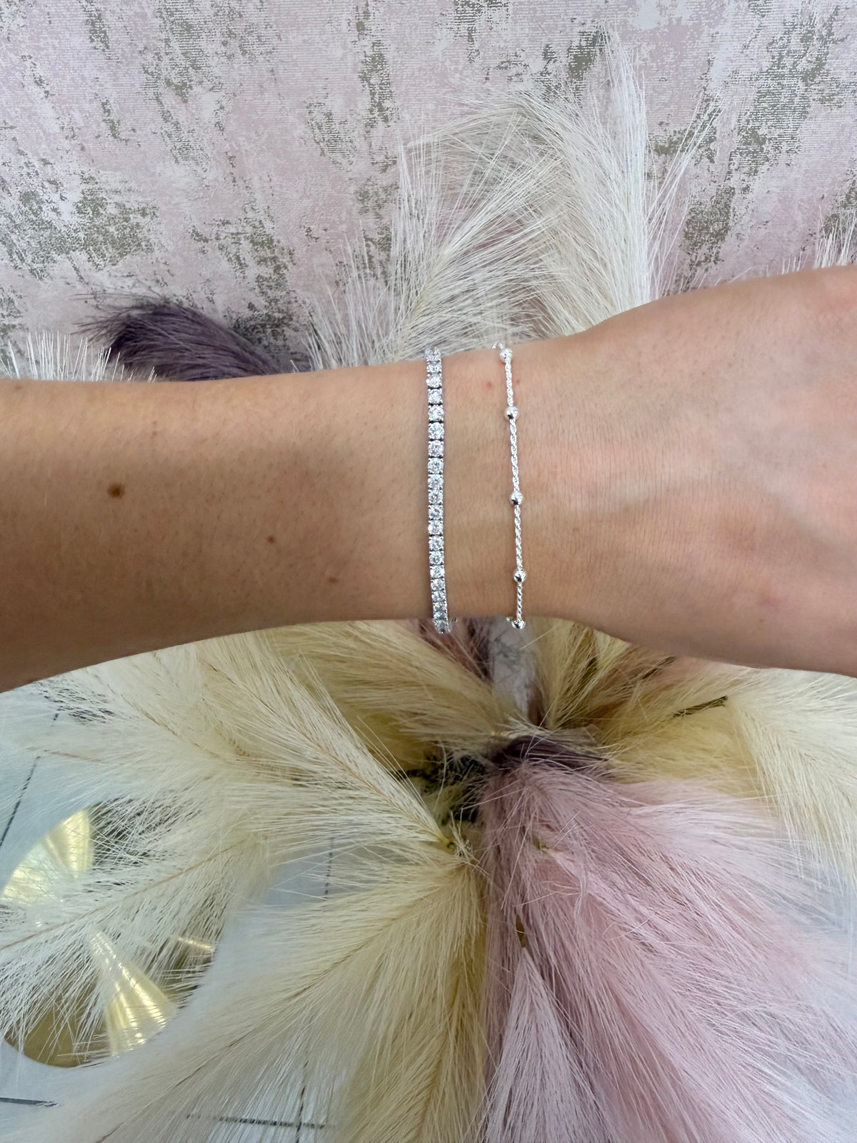 Silver Popcorn Bracelet