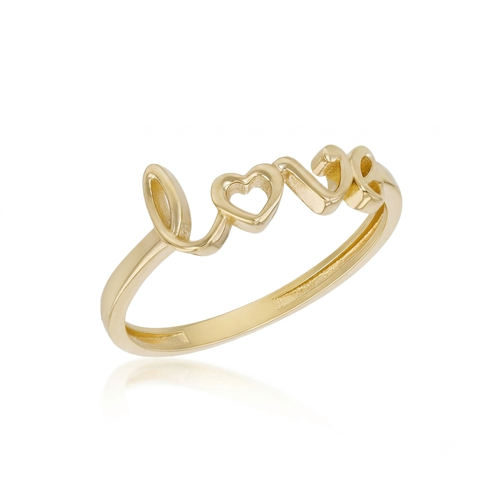 9ct Gold Love Ring