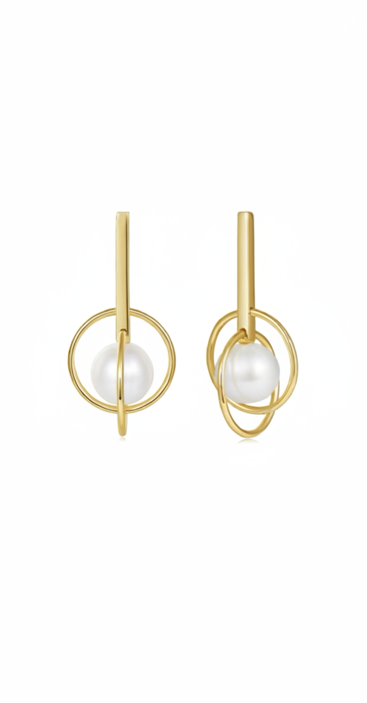 Margaret Gold Plated Earrings