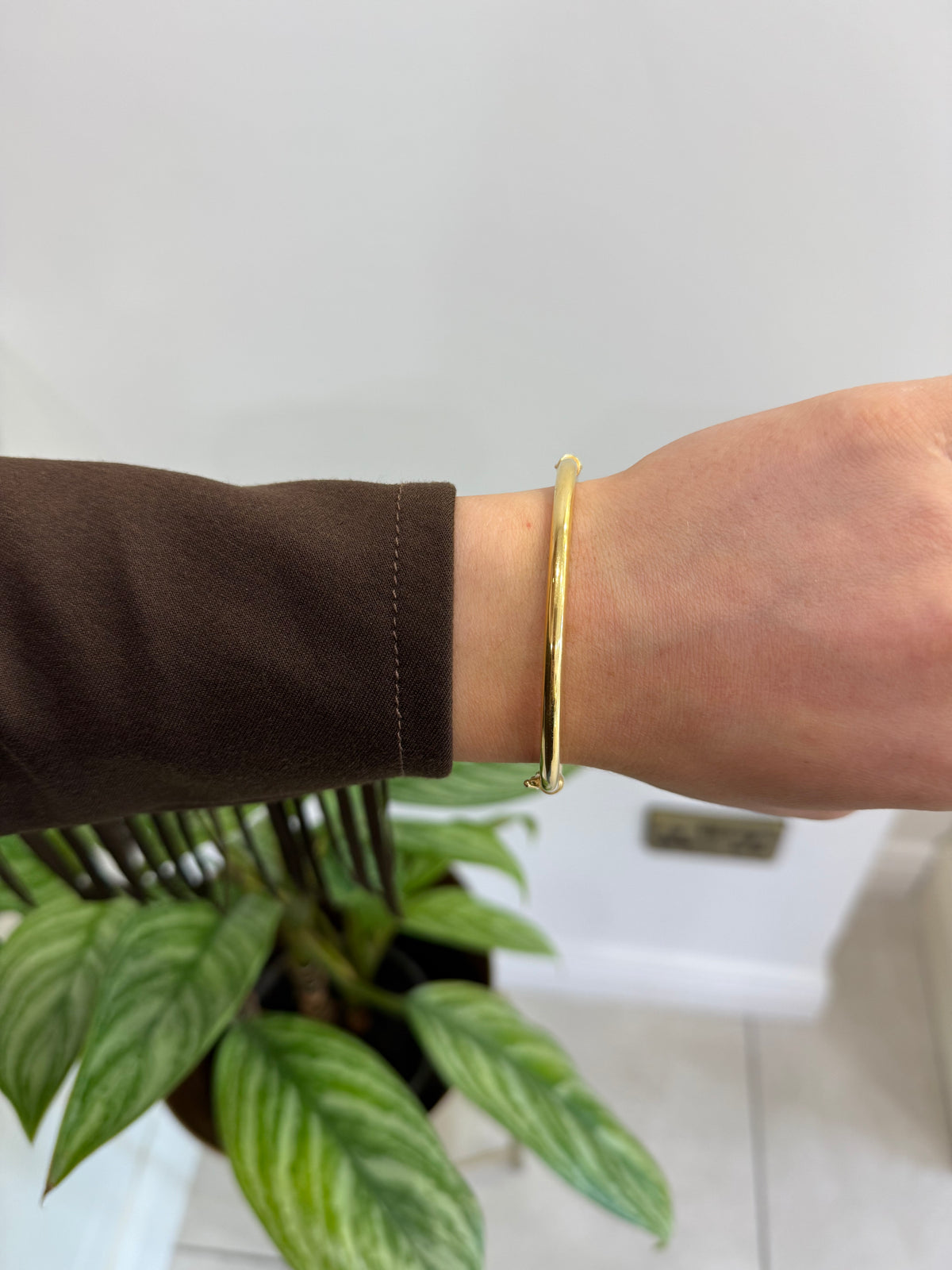 Oliver Gold Plated Medium Bangle