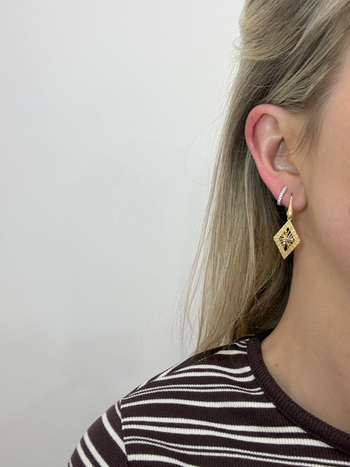 Jenny Gold Plated Drop Earrings
