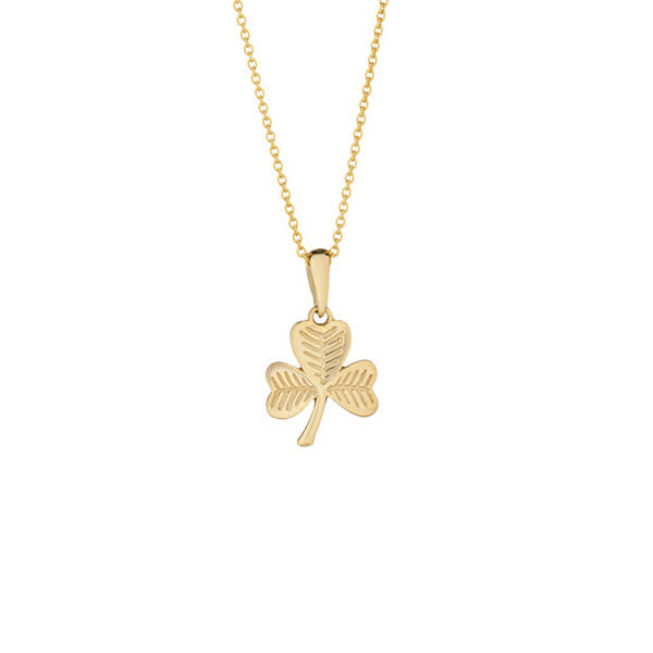 9ct Shamrock Necklace