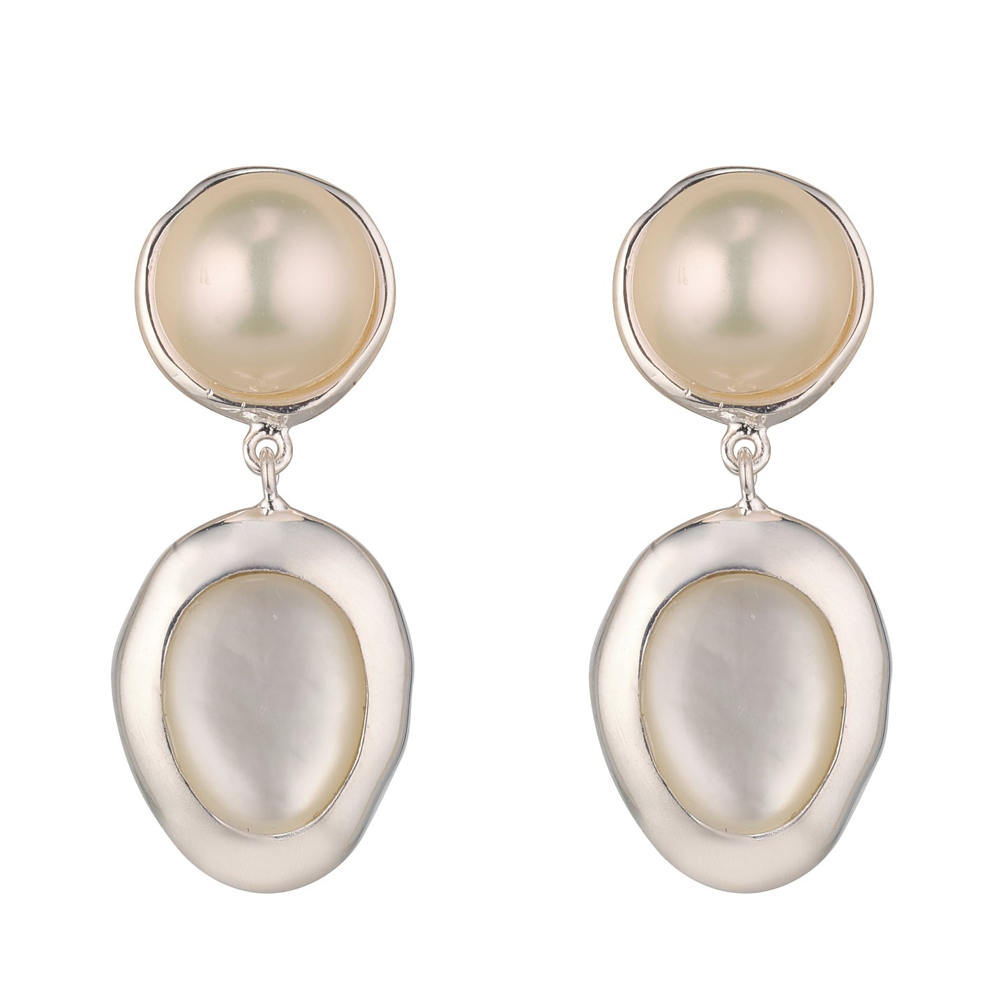 Carmelo Silver Earrings