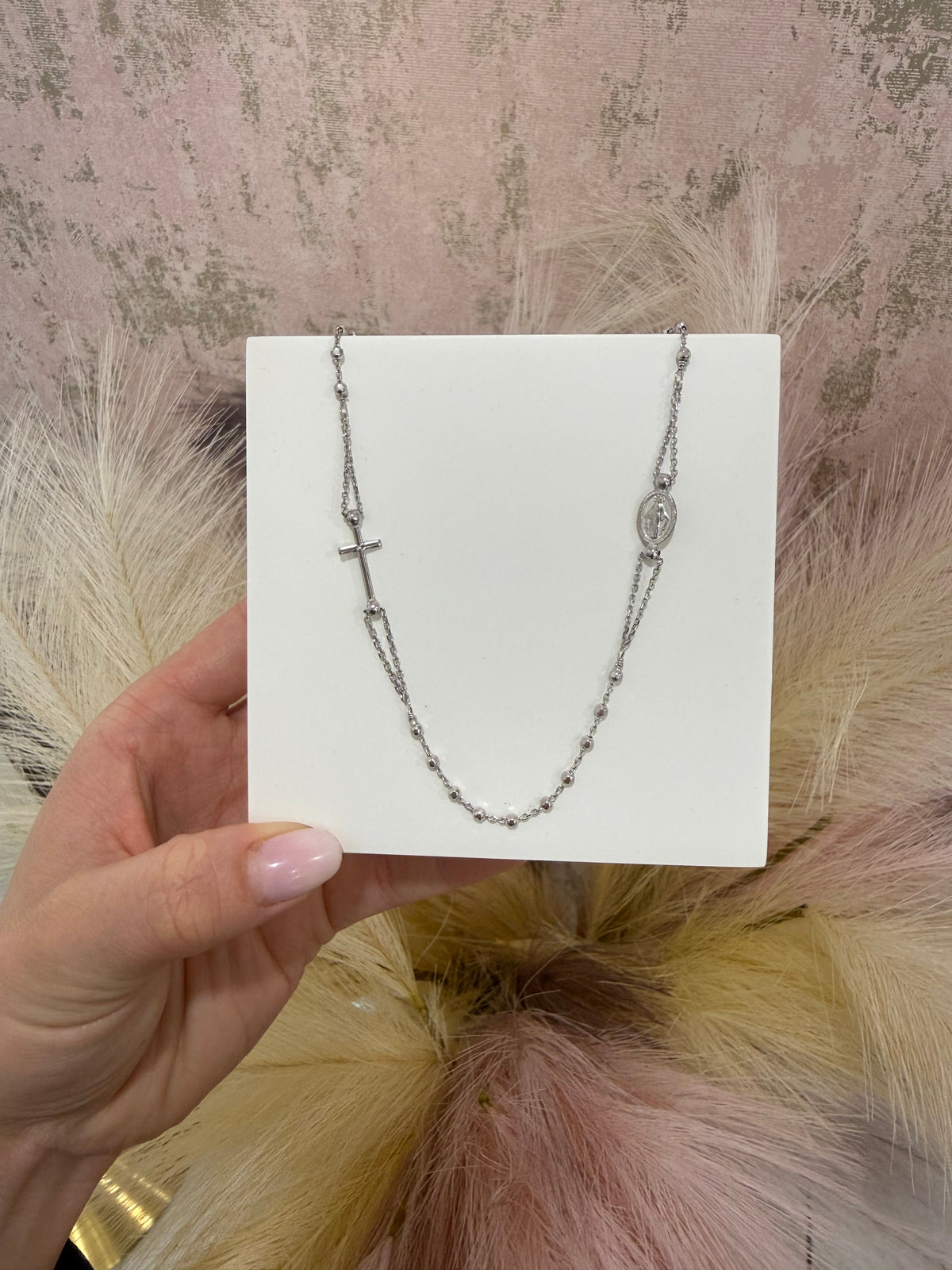 Caoimhe Sterling Silver Holy Necklace