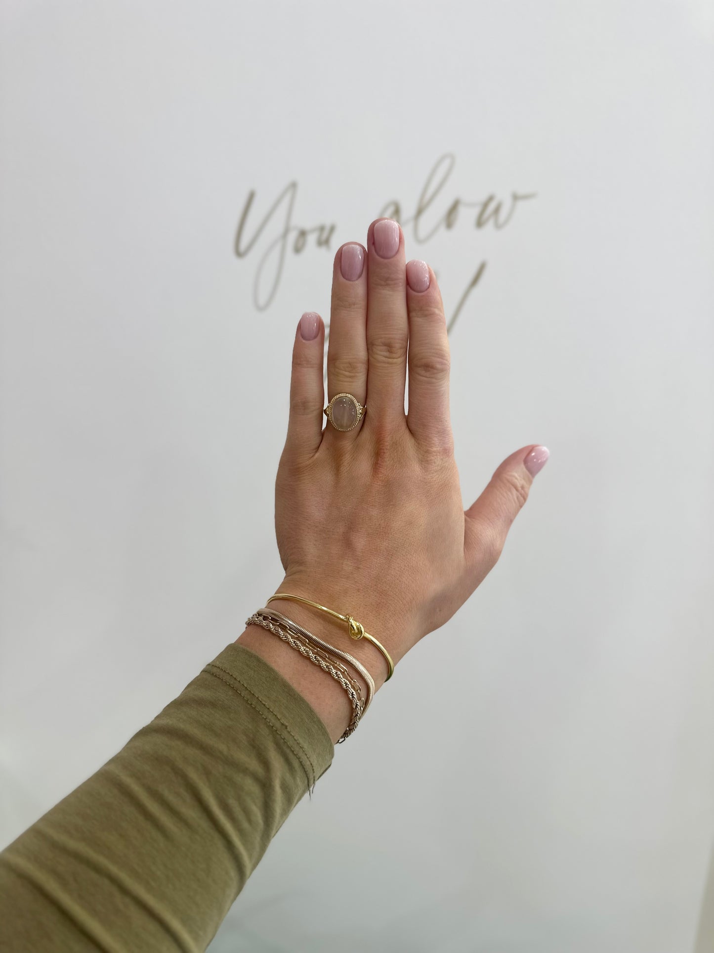 9ct Gold Moonstone Ring