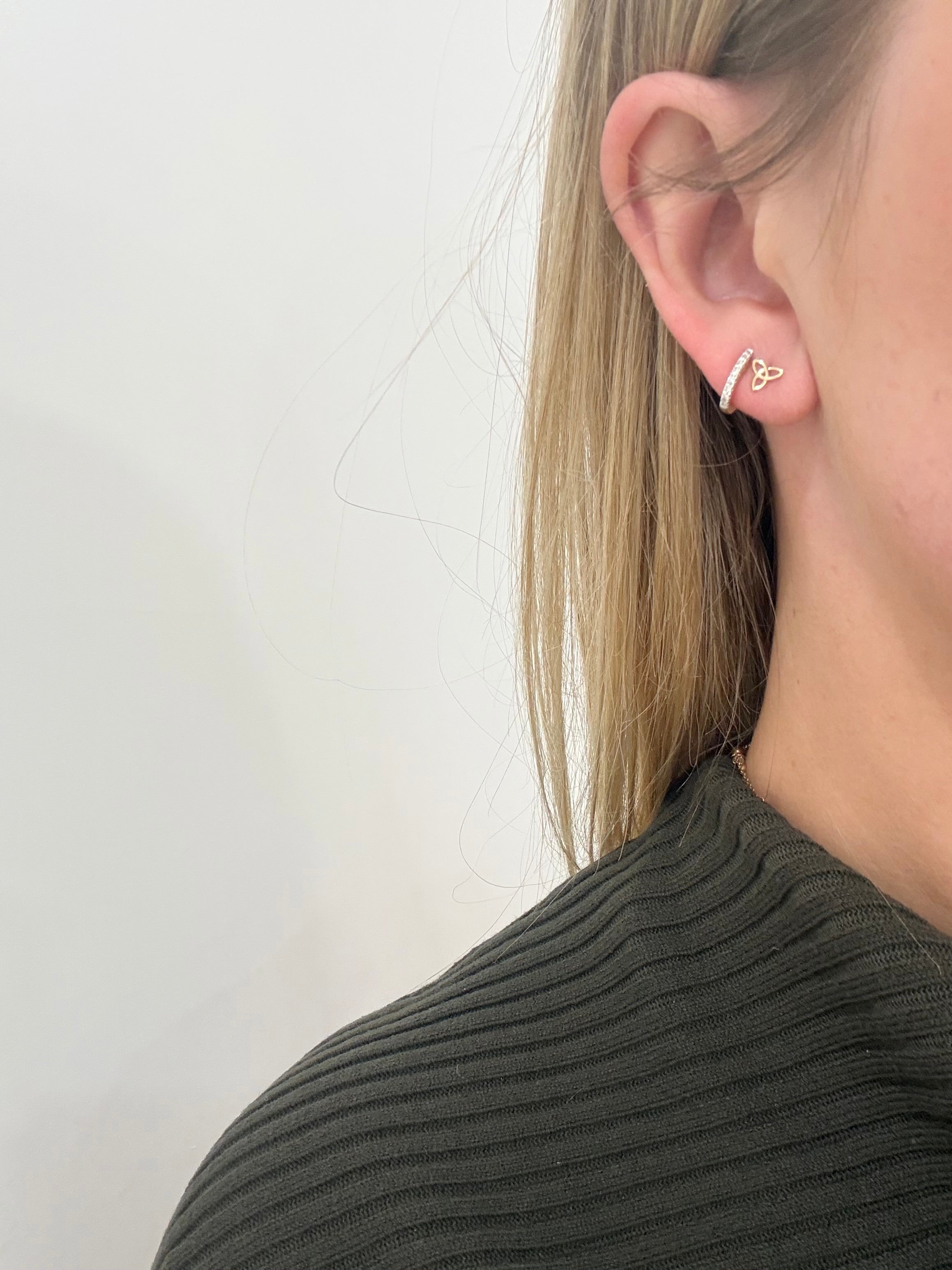 9ct Trinity Earrings