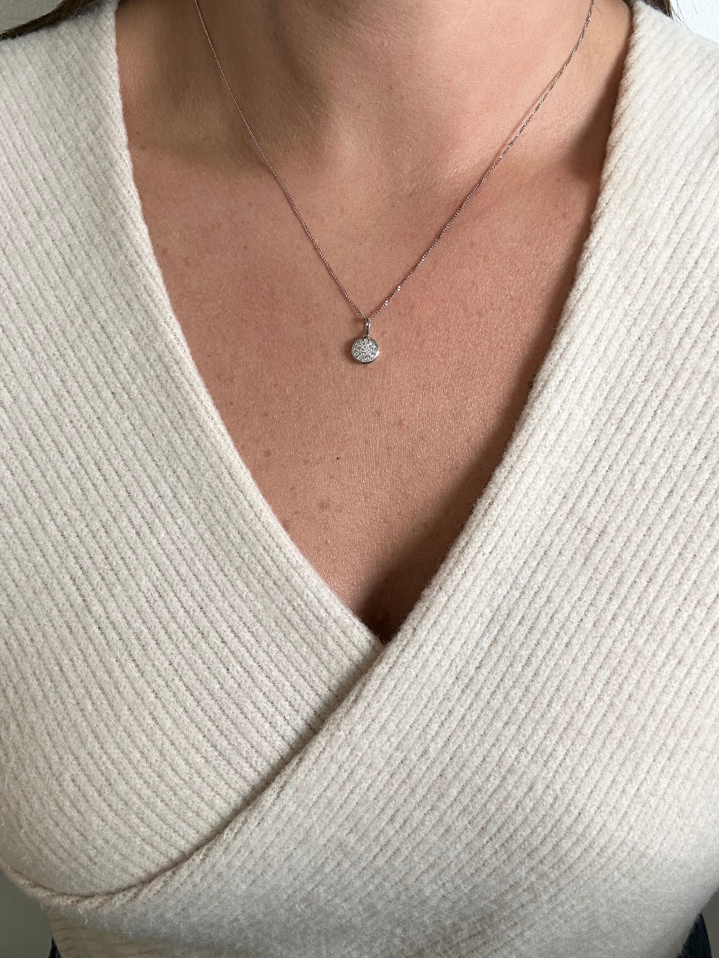 White Gold Diamond Necklace