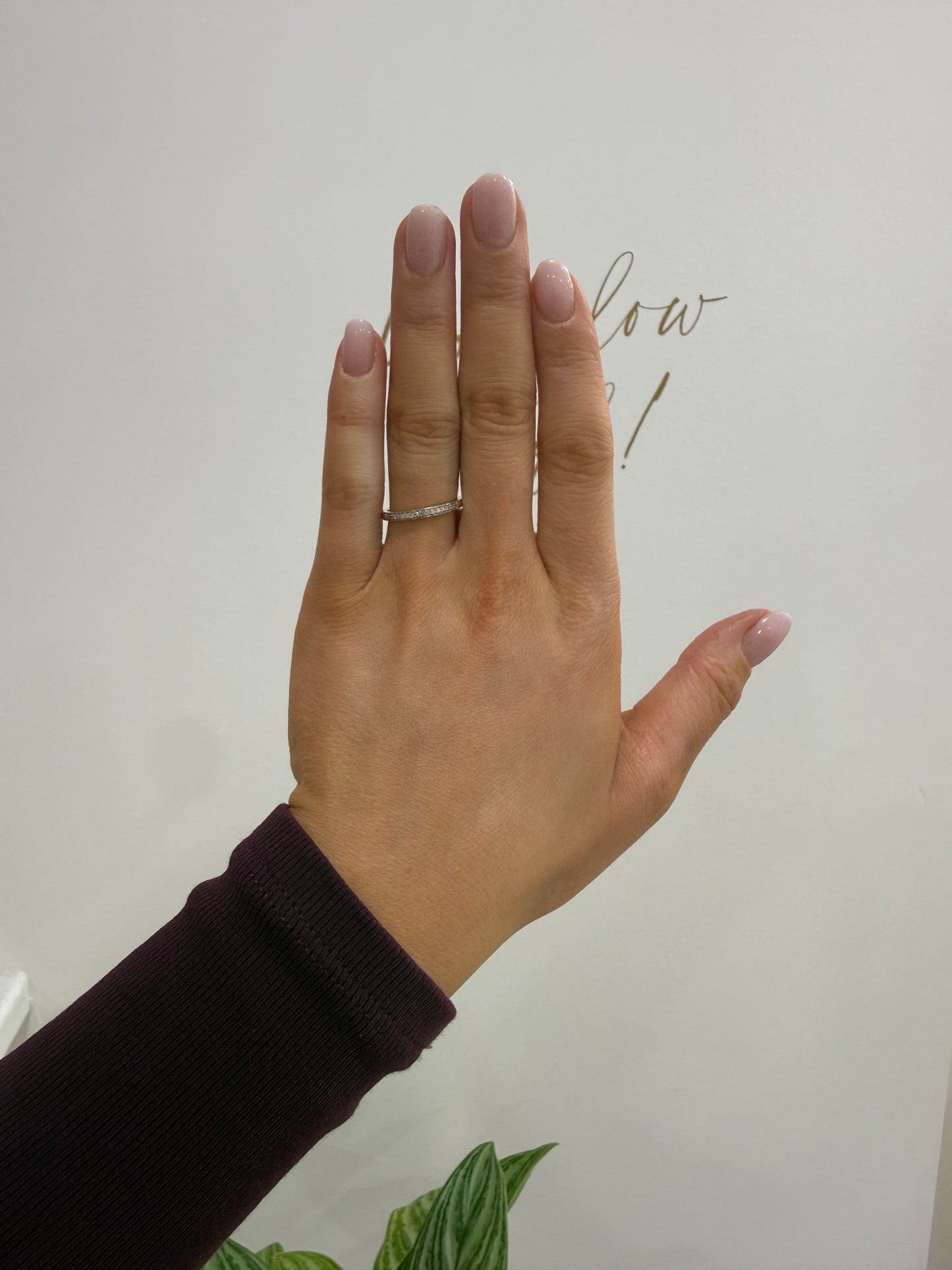 9ct Diamond Half Eternity Ring