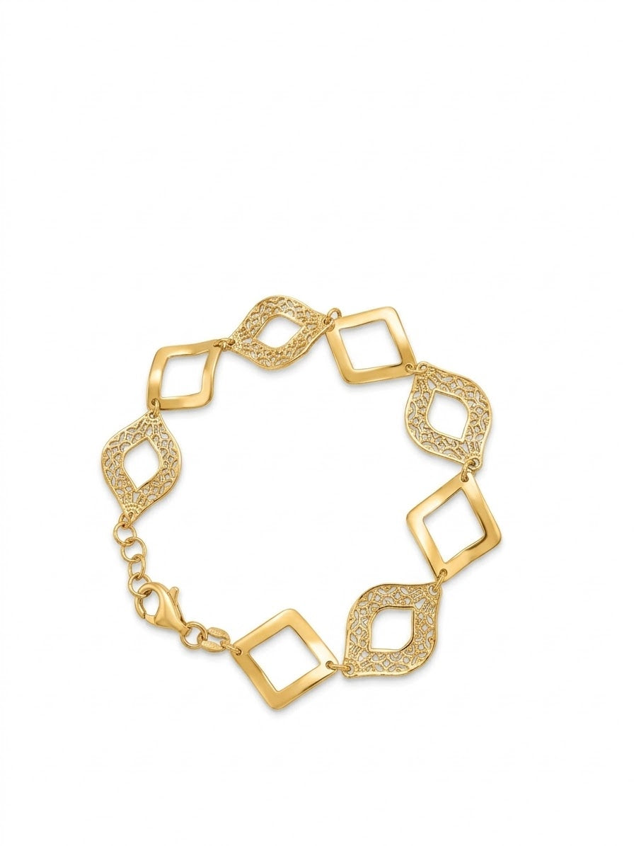 Cassidy Gold Plated Bracelet