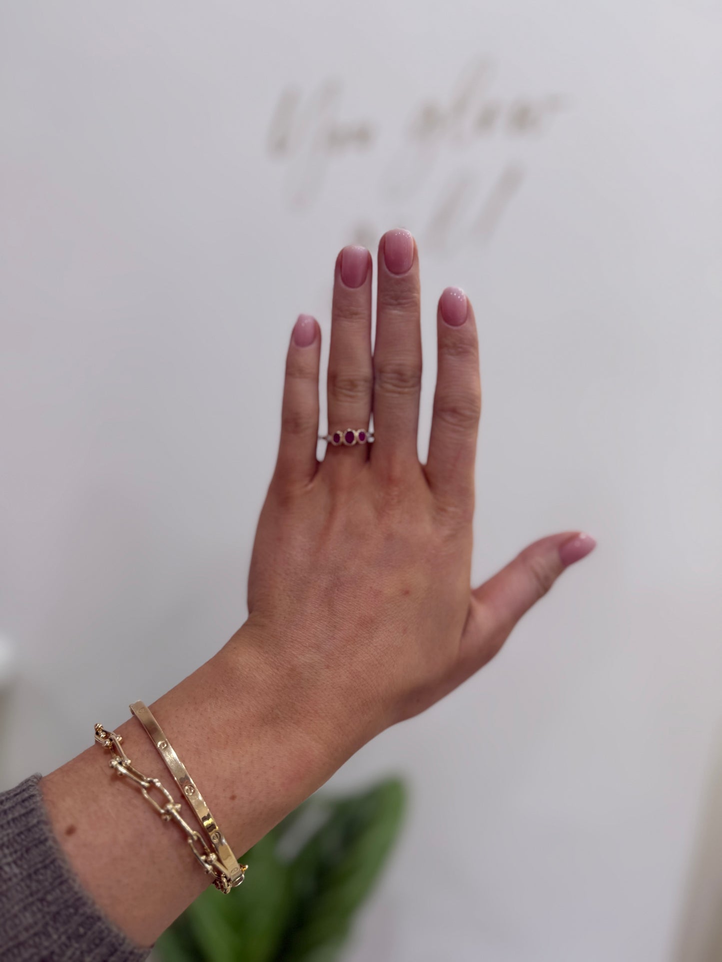 9ct Ruby & Diamond Ring