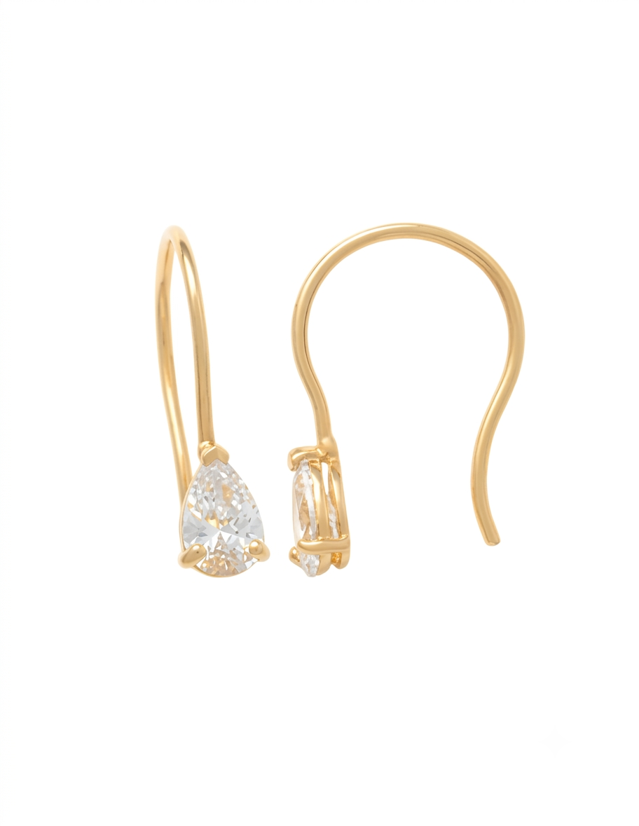 Kygo 9ct Gold Cz Drop Earrings