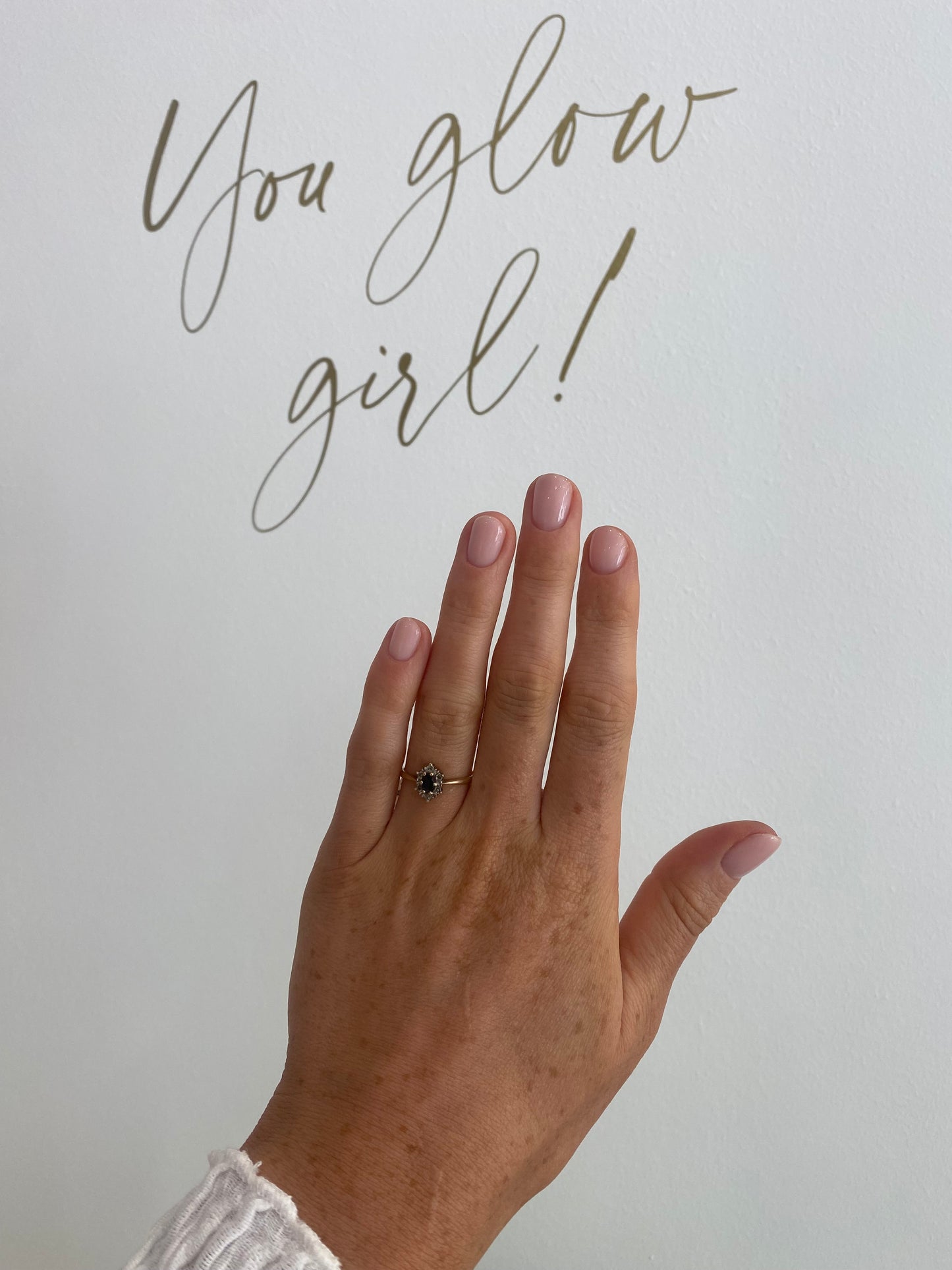 9ct Gold Sapphire & Diamond Ring