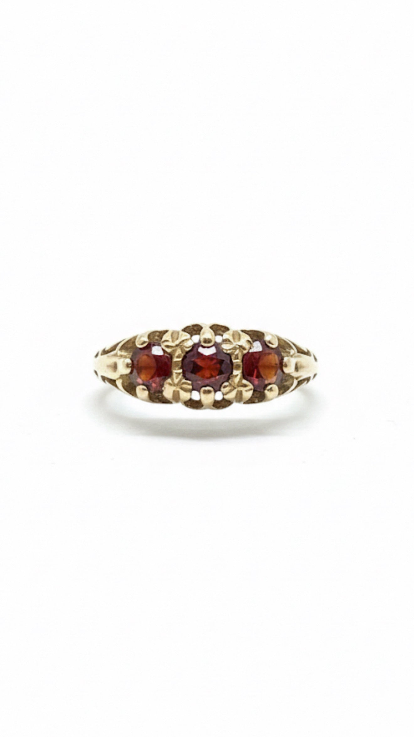 Garnet Gold Ring