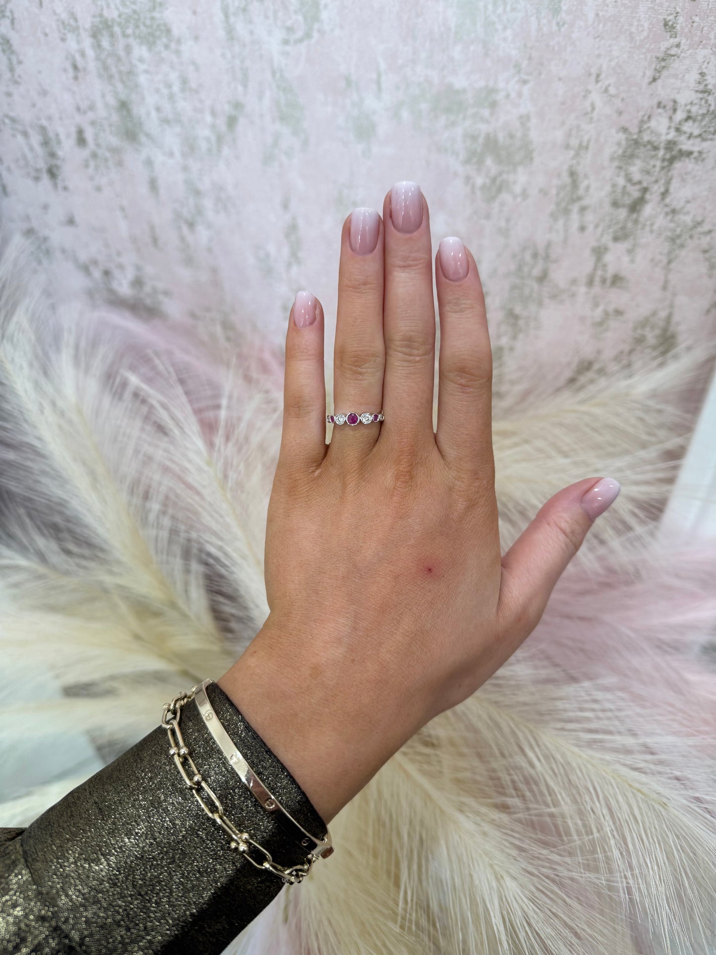 18ct Ruby & Diamond Ring