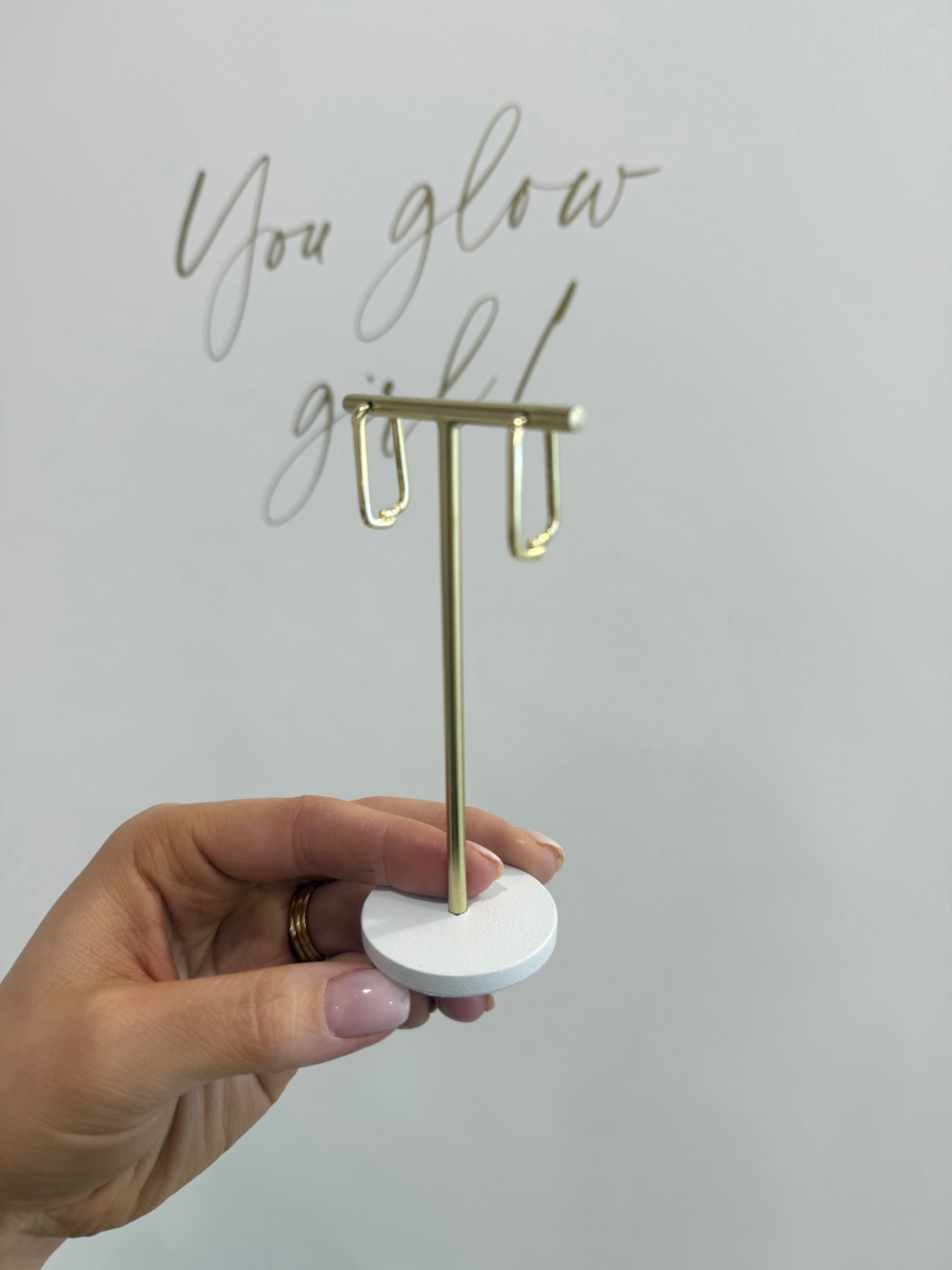 Luna Gold Plated Hoops