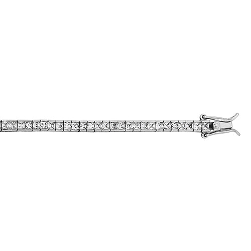 Silver Tennis Bracelet