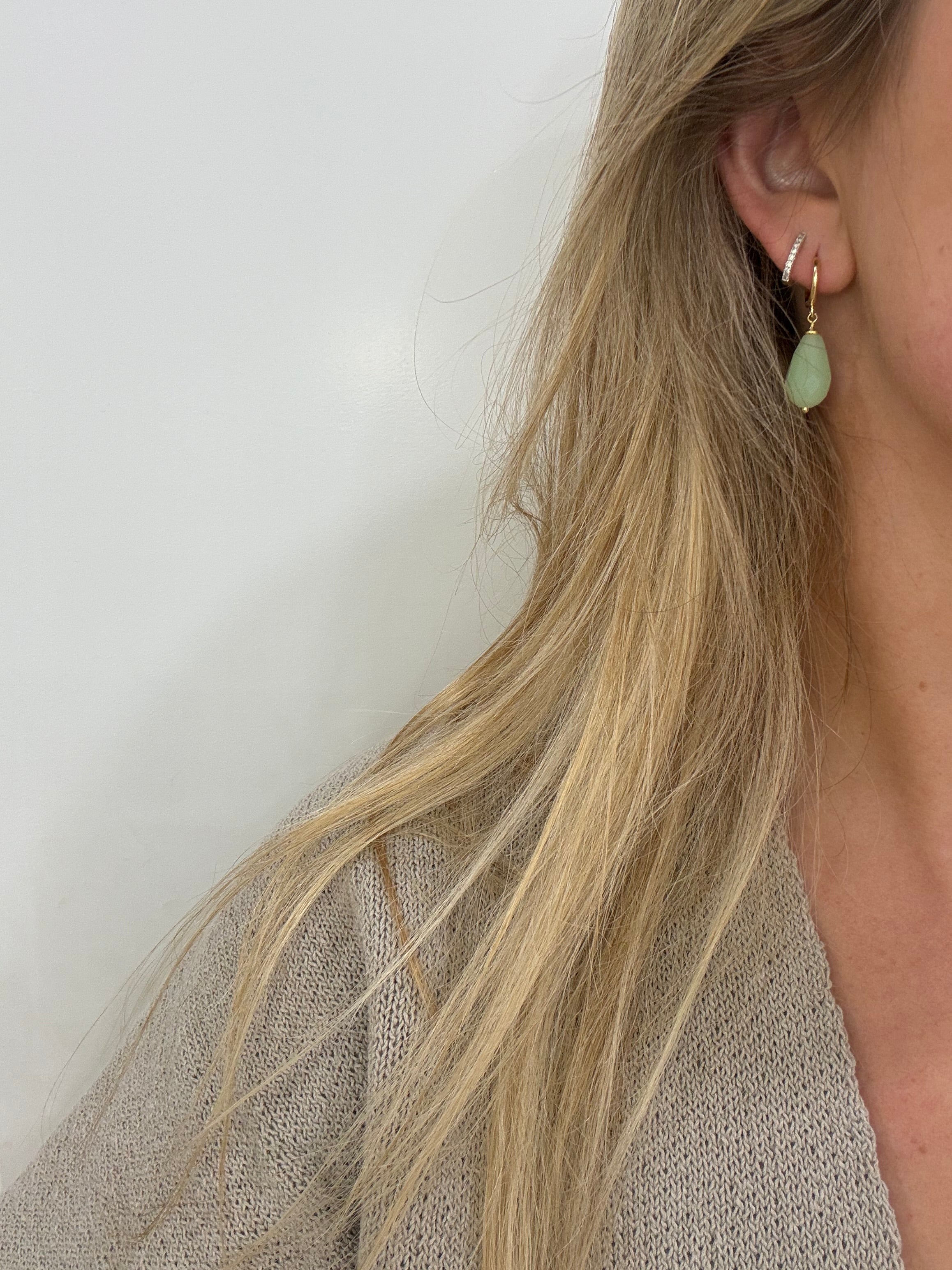 Sheilo Coloured Gold Plated Earrings