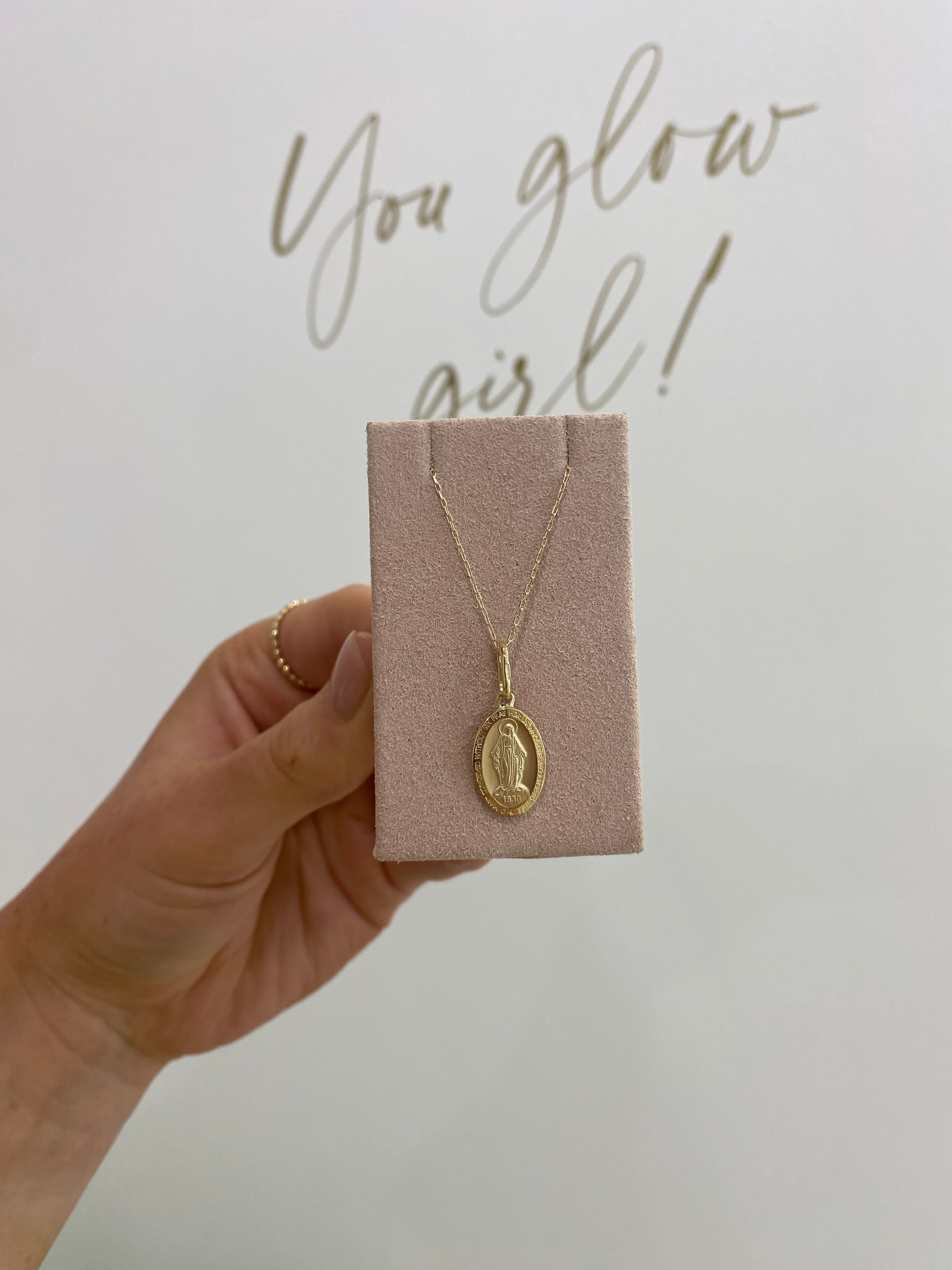 9ct Gold Large Miraculous Medal