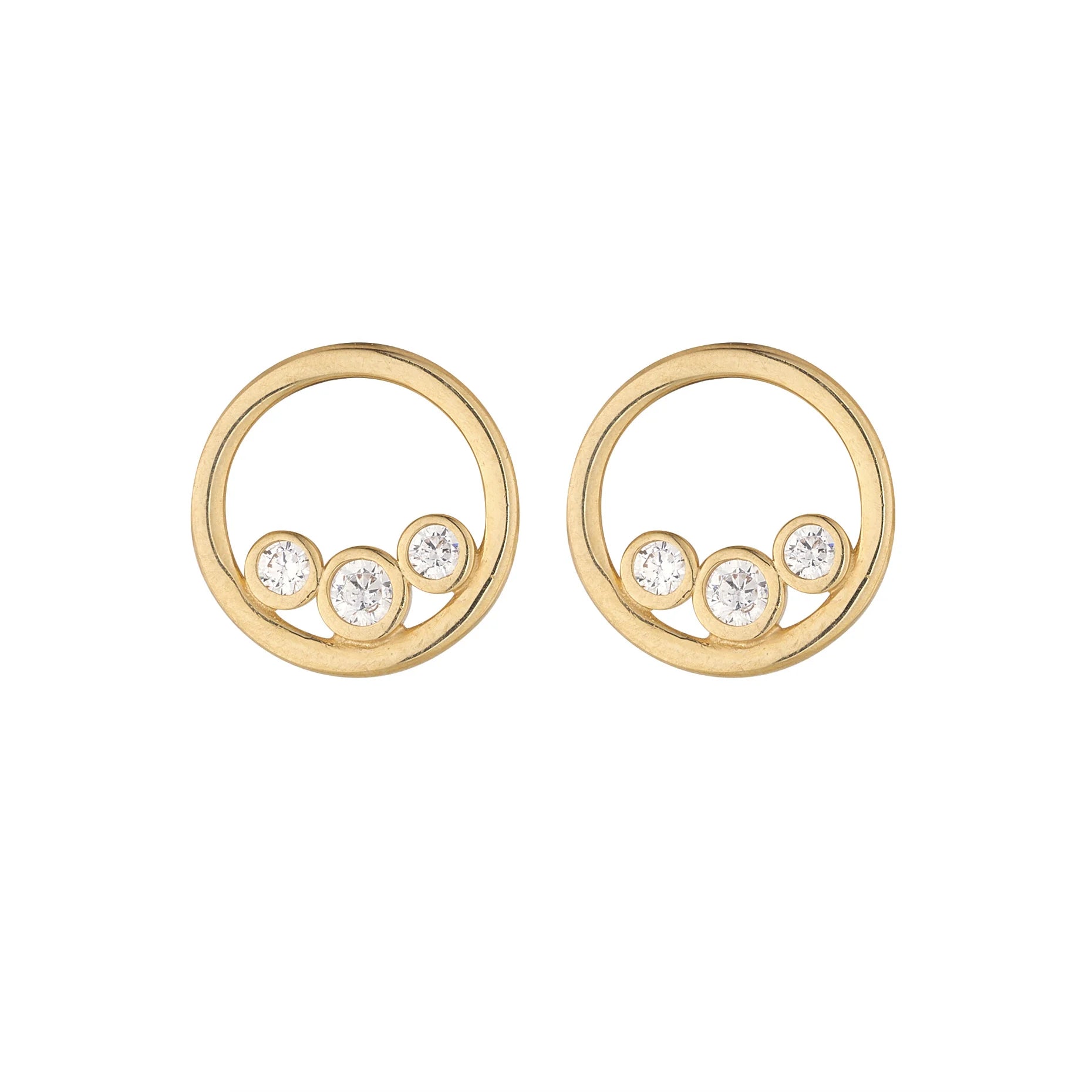 Autumn 9ct Gold Earrings