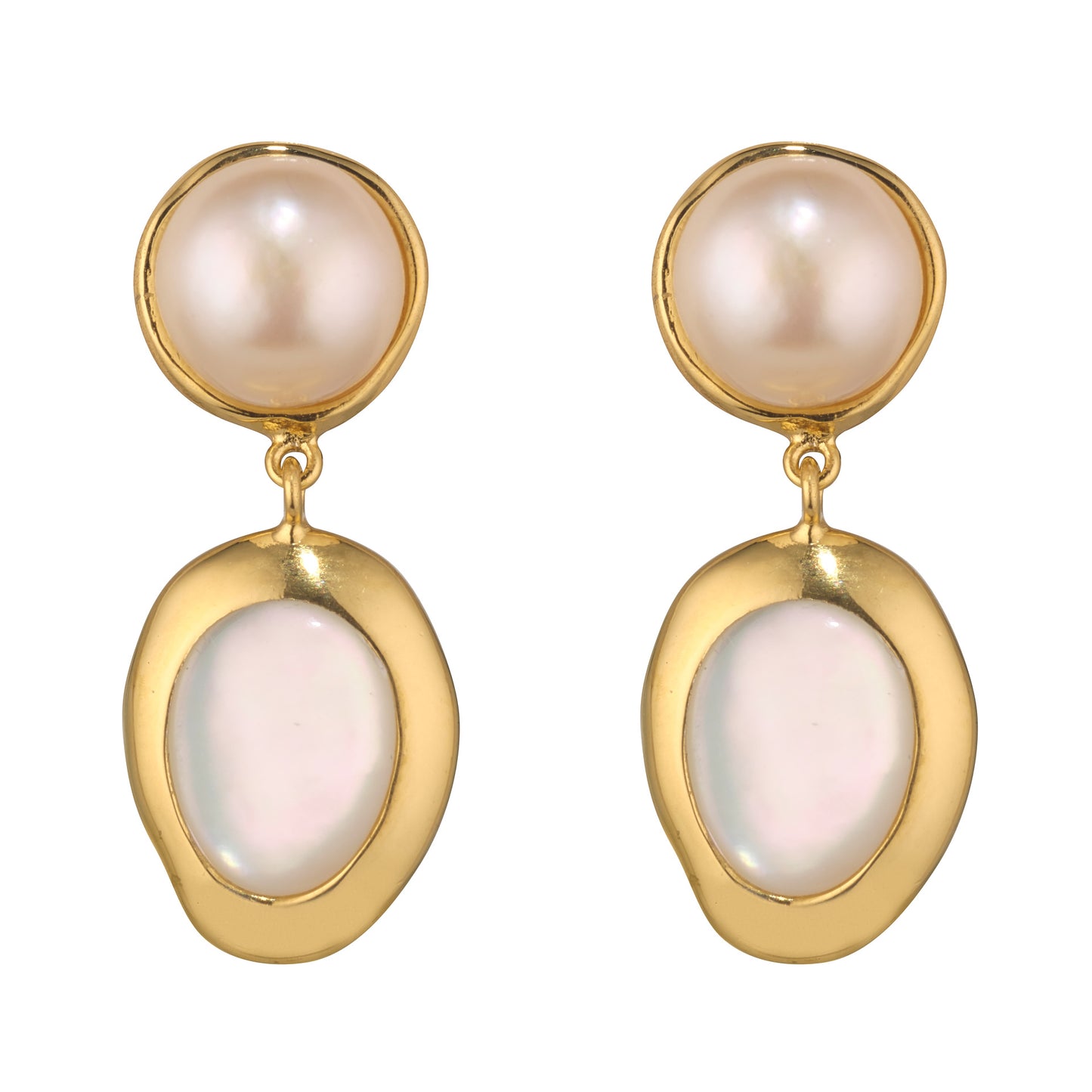 Carmelo Gold Earrings