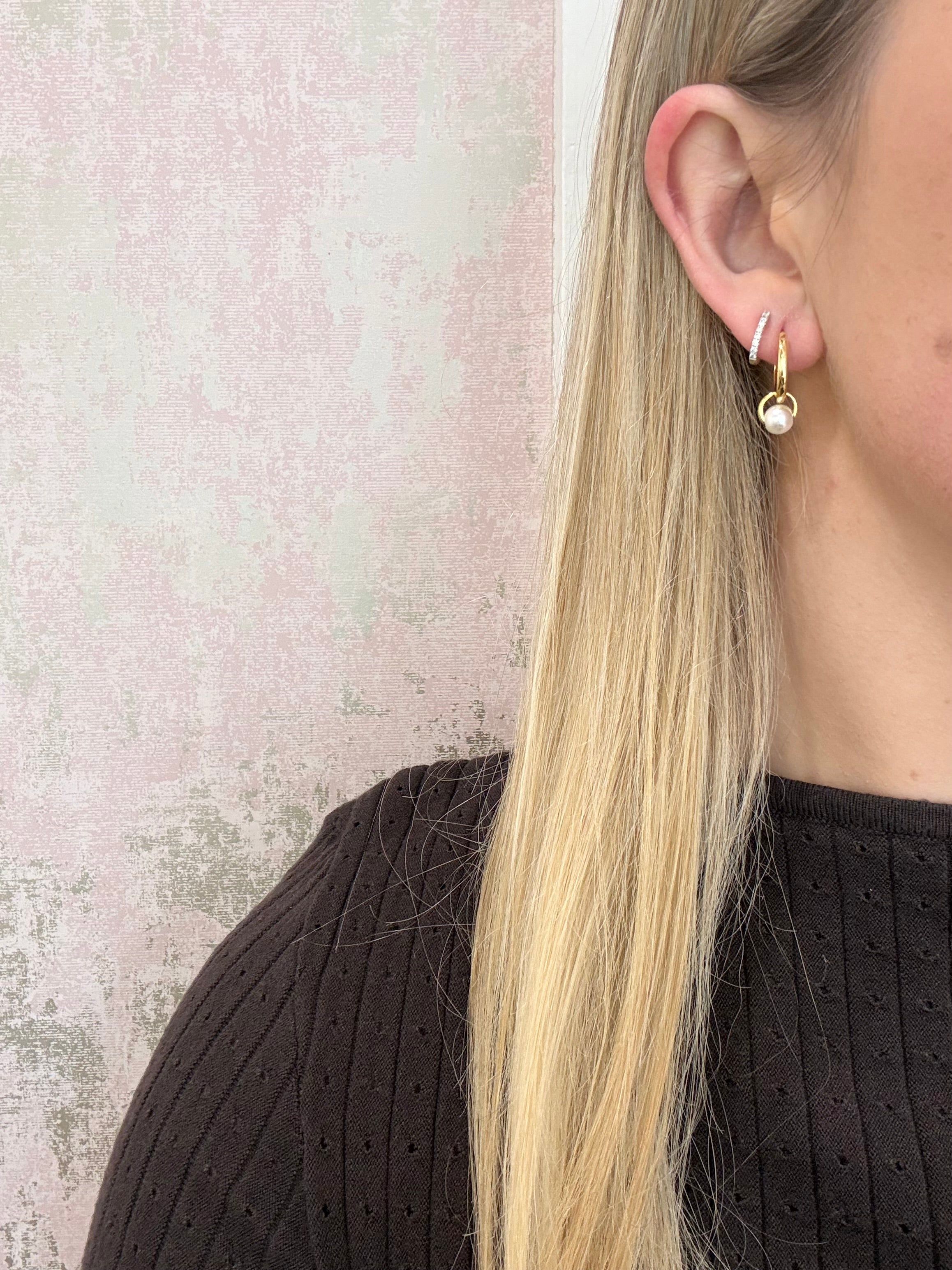 Thea Gold Plated Hoops