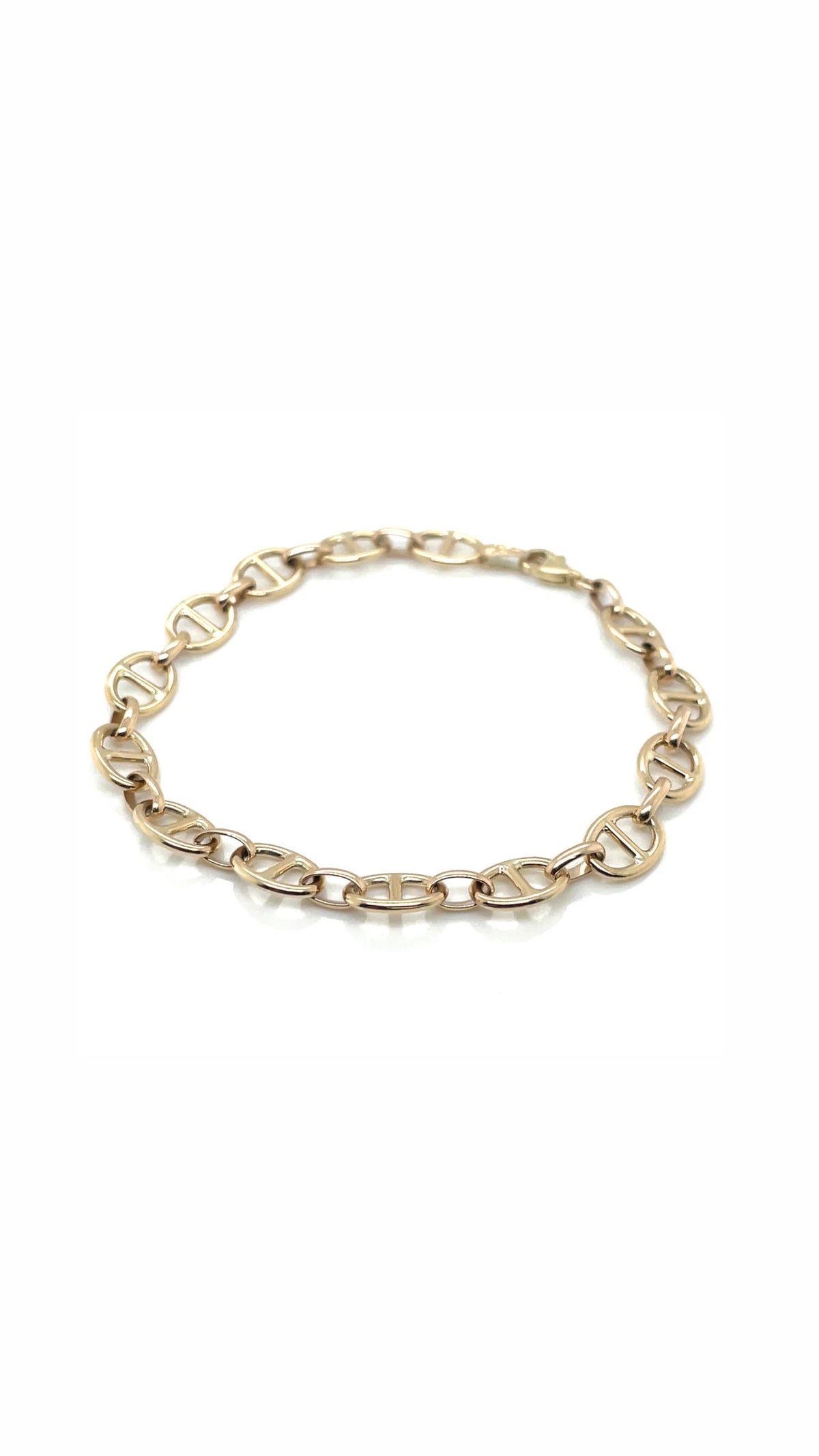 9ct Oval Marina Link Bracelet