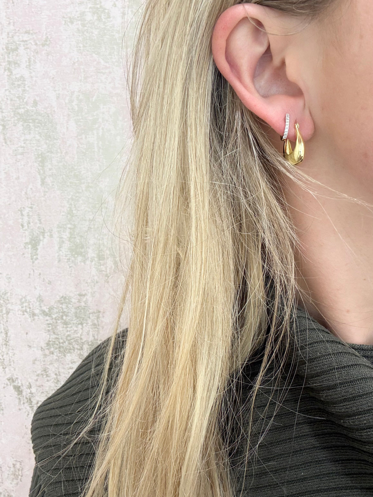 Sloan Gold Plated Hoops