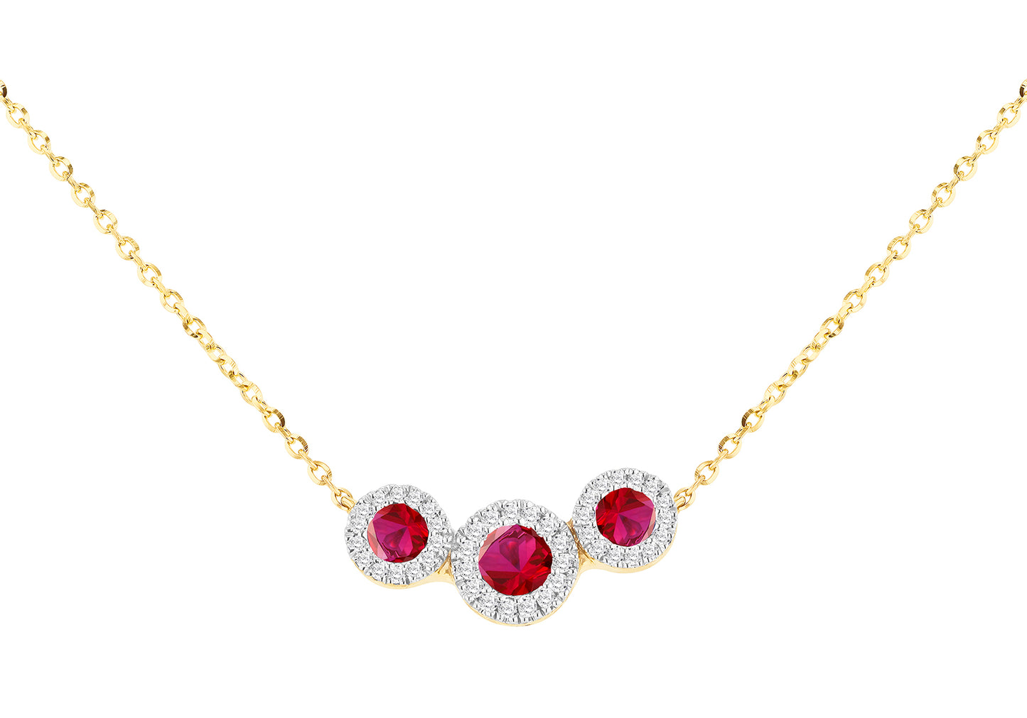 Ruby & Diamond Necklace