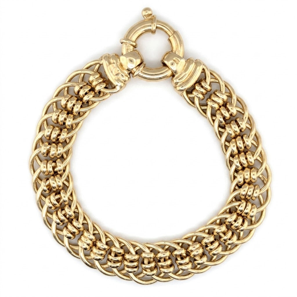 9ct Gold Fancy Link Bracelet